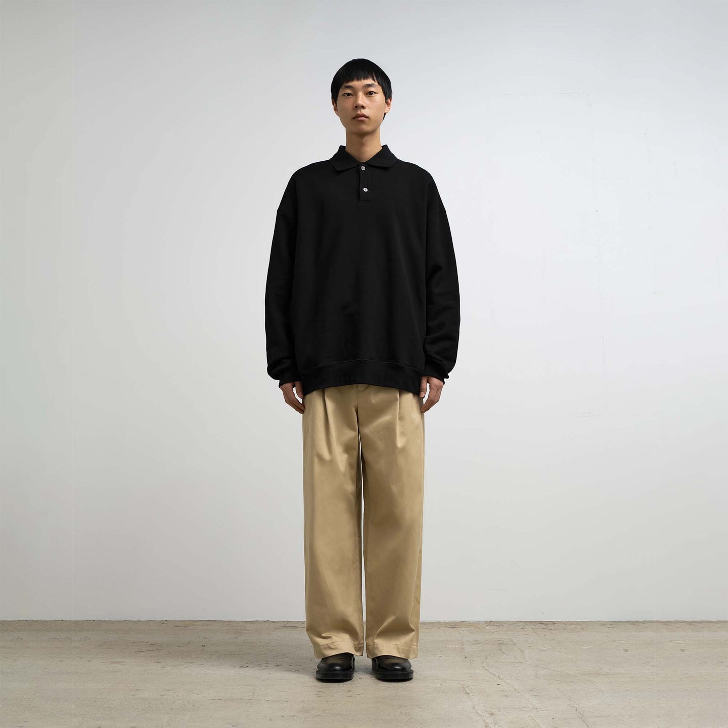 
                  
                    AZUMA TERRY PULLOVER POLO SWEAT
                  
                