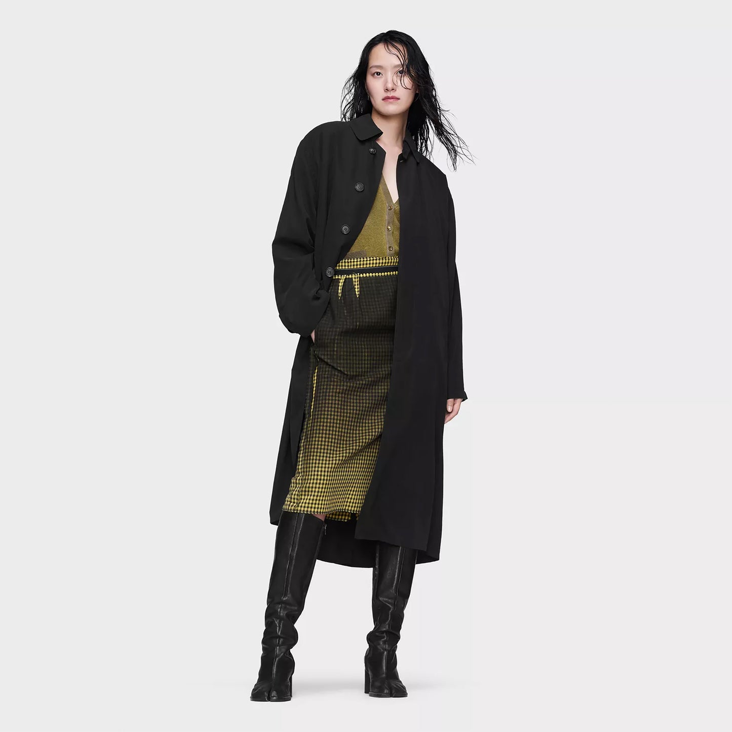 
                  
                    PEACHED TRENCH COAT
                  
                