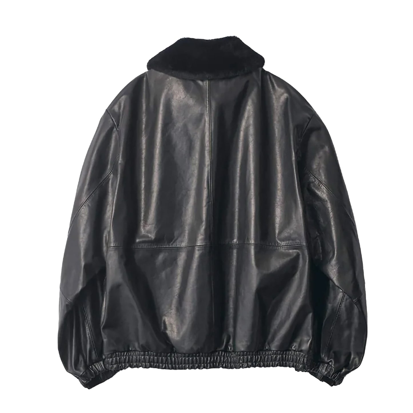 
                  
                    MOUTON COLLAR CALF ZIP JACKET
                  
                