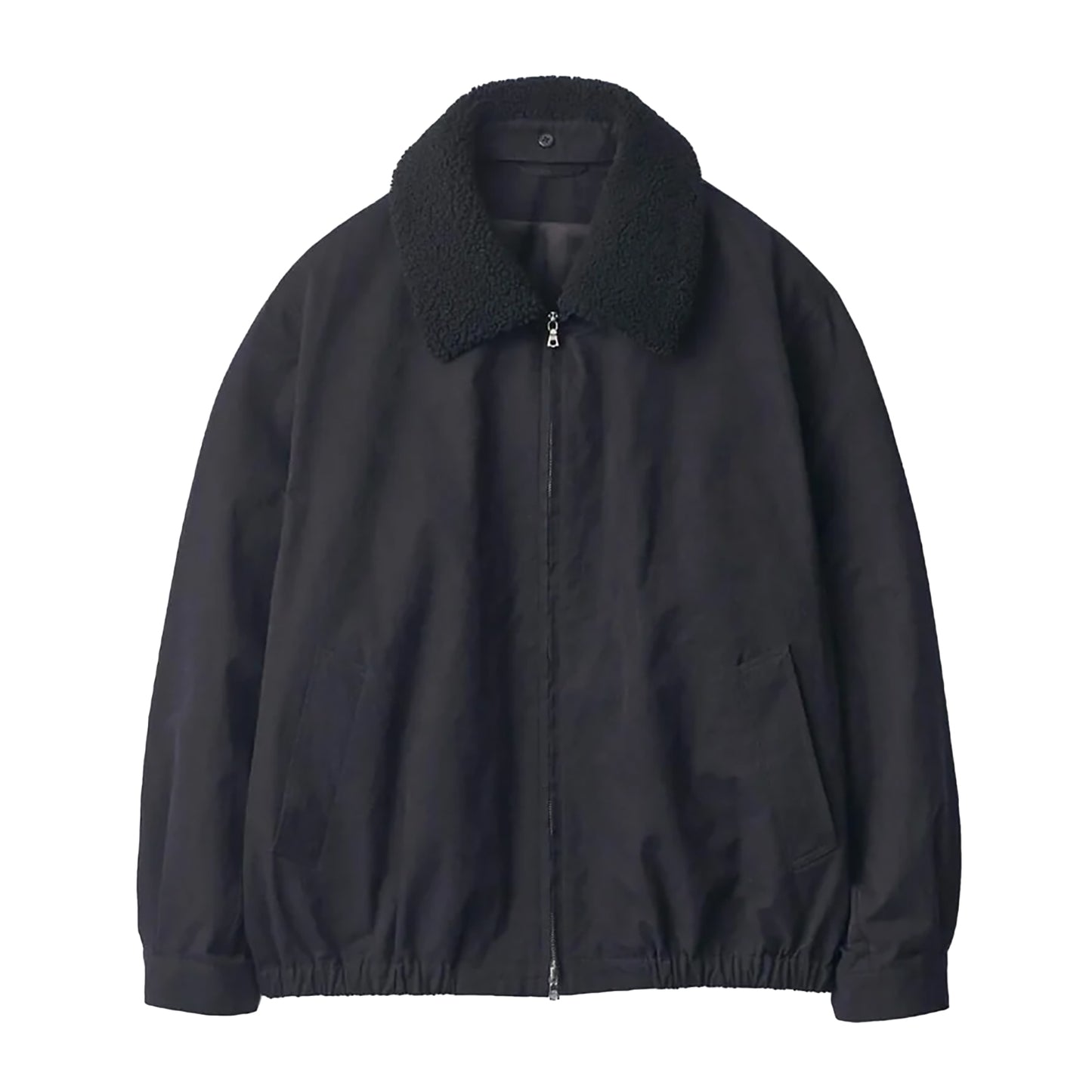 
                  
                    DETATCHABLE COLLAR RESIN-FINISH COTTON JACKET
                  
                