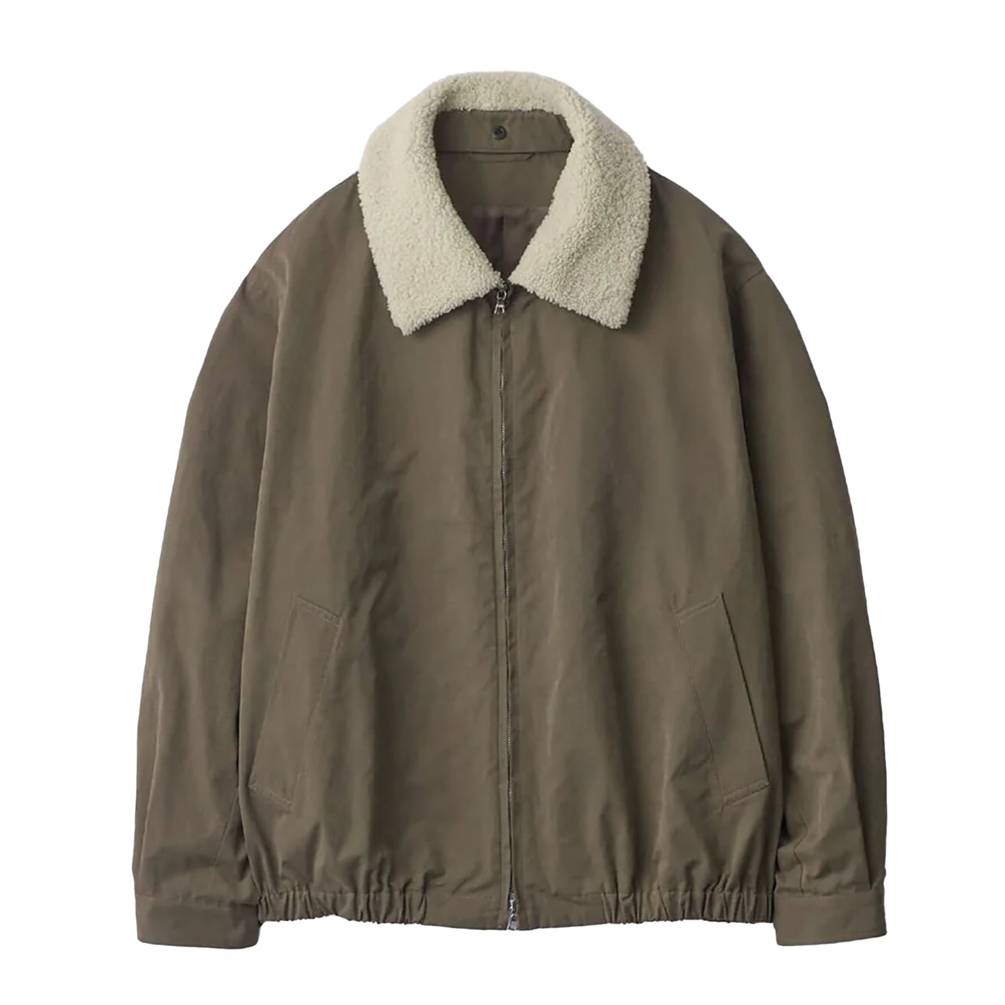 
                  
                    DETATCHABLE COLLAR RESIN-FINISH COTTON JACKET
                  
                
