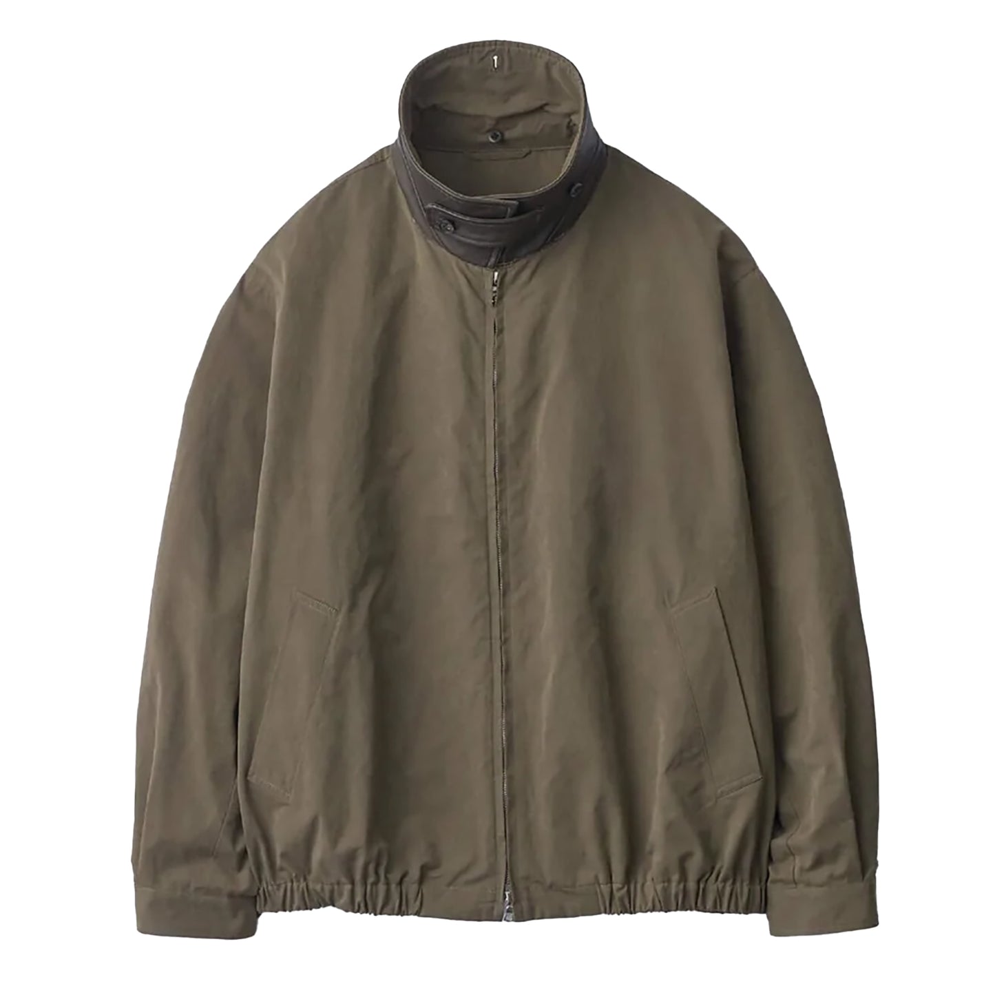 
                  
                    DETATCHABLE COLLAR RESIN-FINISH COTTON JACKET
                  
                