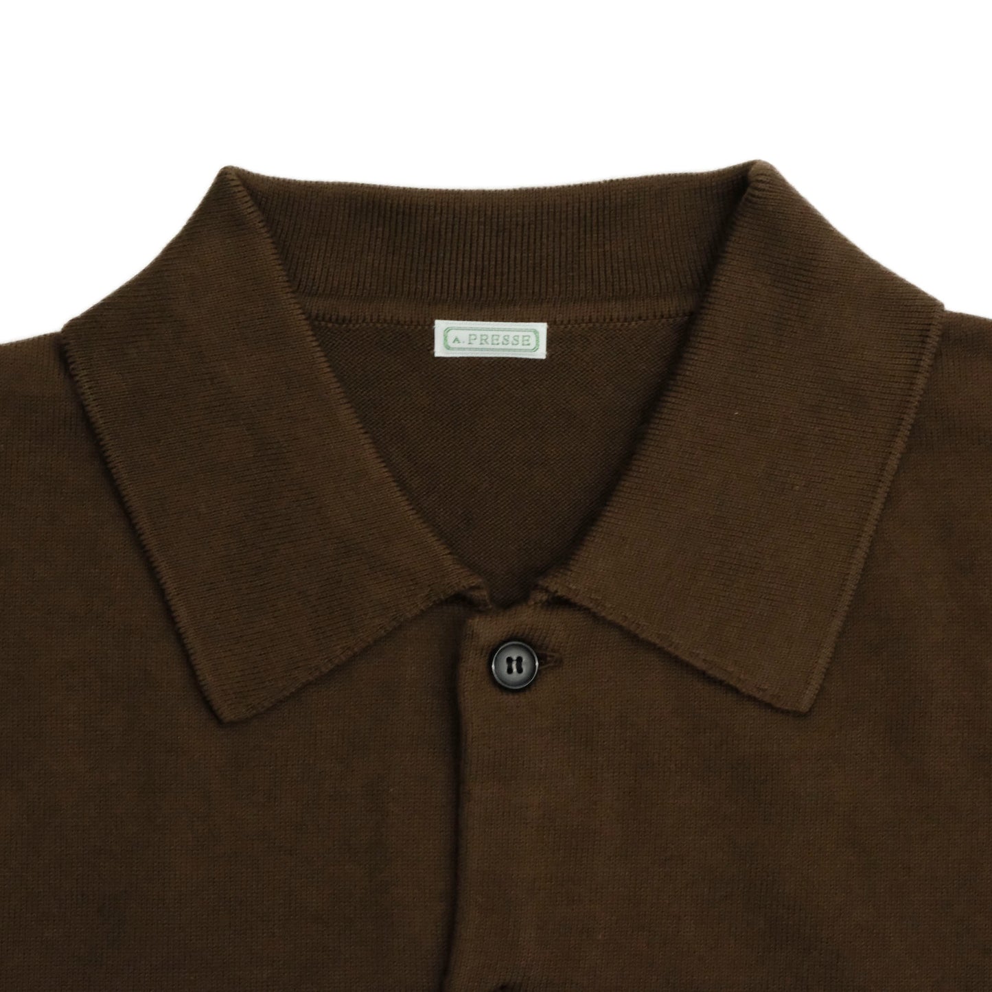 
                  
                    COTTON KNIT POLO COLLAR CARDIGAN
                  
                