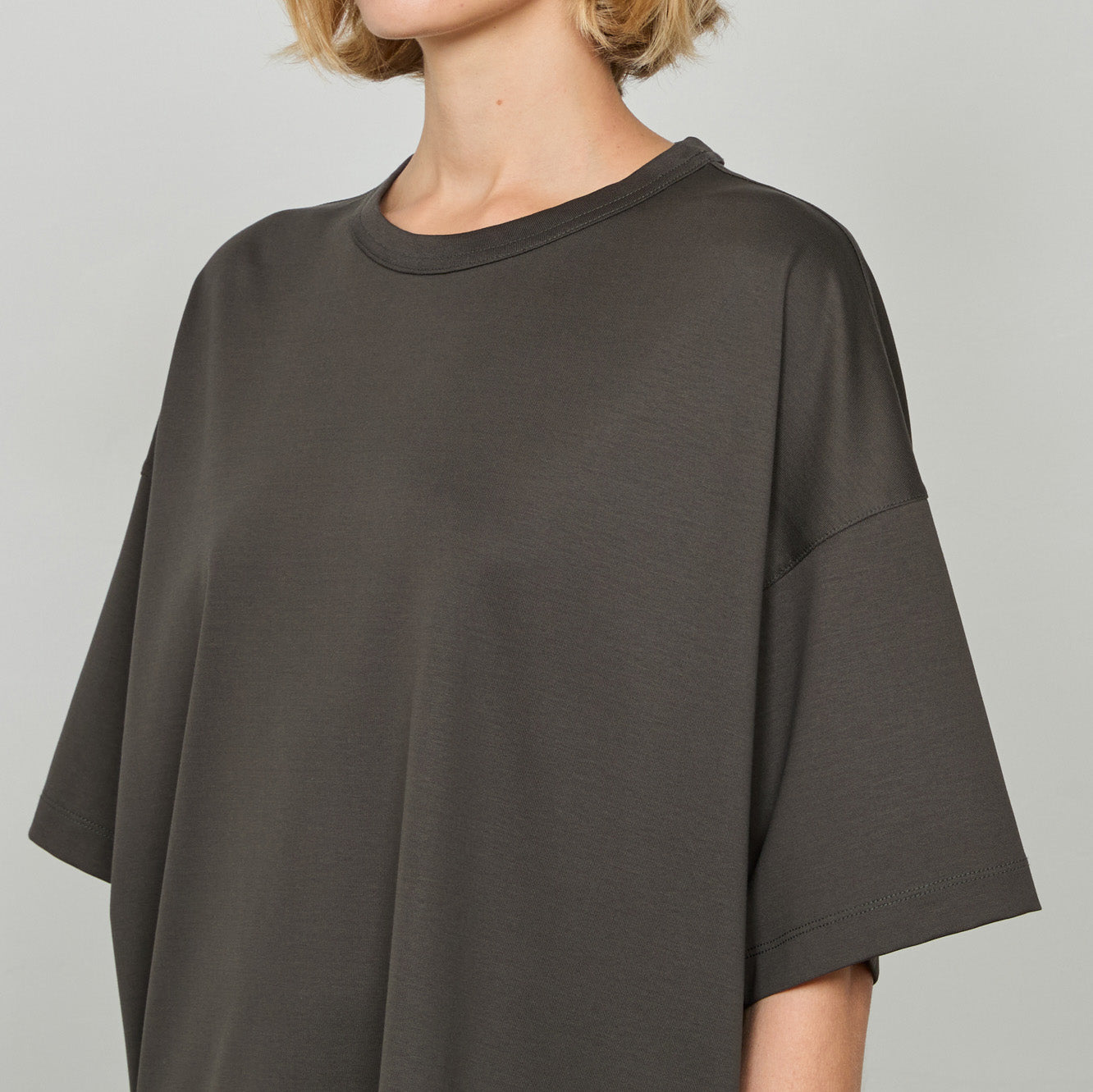 
                  
                    RERACS 60/3 COTTON SCF THE OVER SIZE T-SHIRT-GUNMETAL GRAY-
                  
                