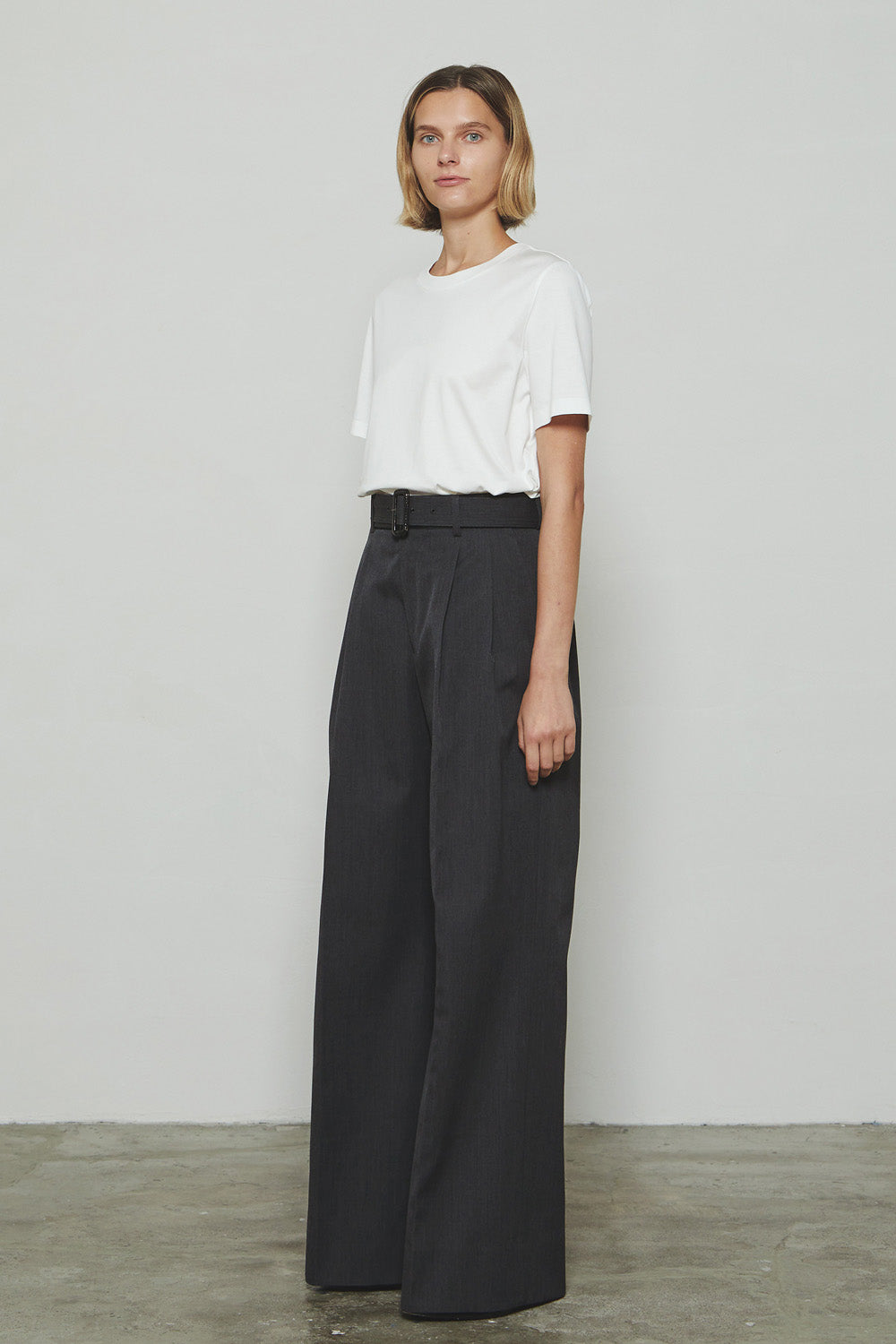 
                  
                    RERACS SUPER TWILL S+S THE SLACKS BELTED 2 TUCK  -TOP GRAY-
                  
                