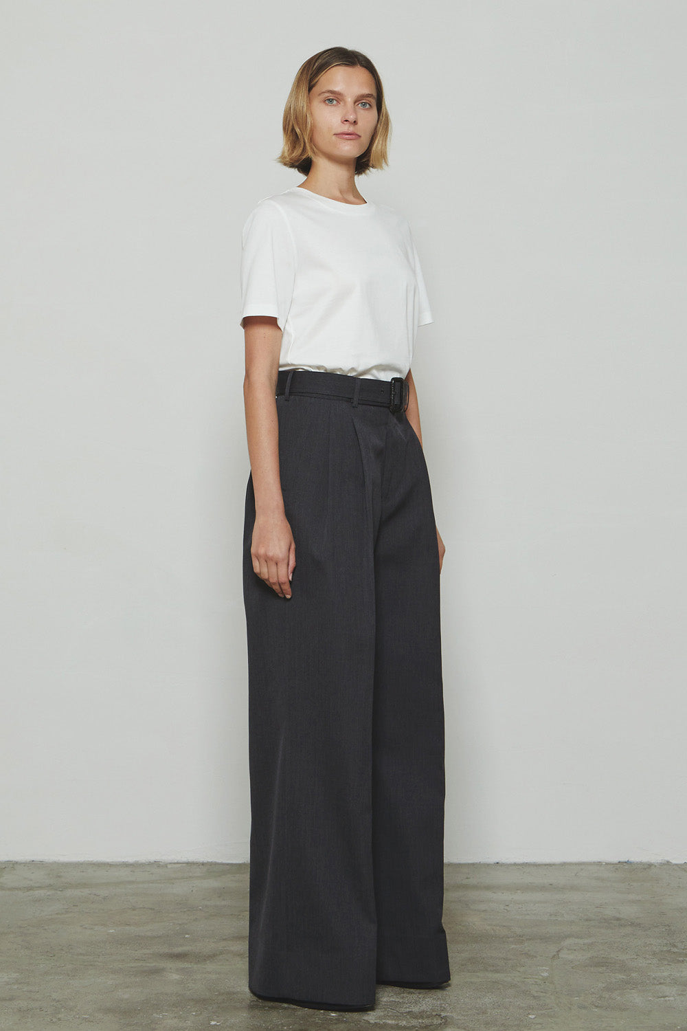 
                  
                    RERACS SUPER TWILL S+S THE SLACKS BELTED 2 TUCK  -TOP GRAY-
                  
                