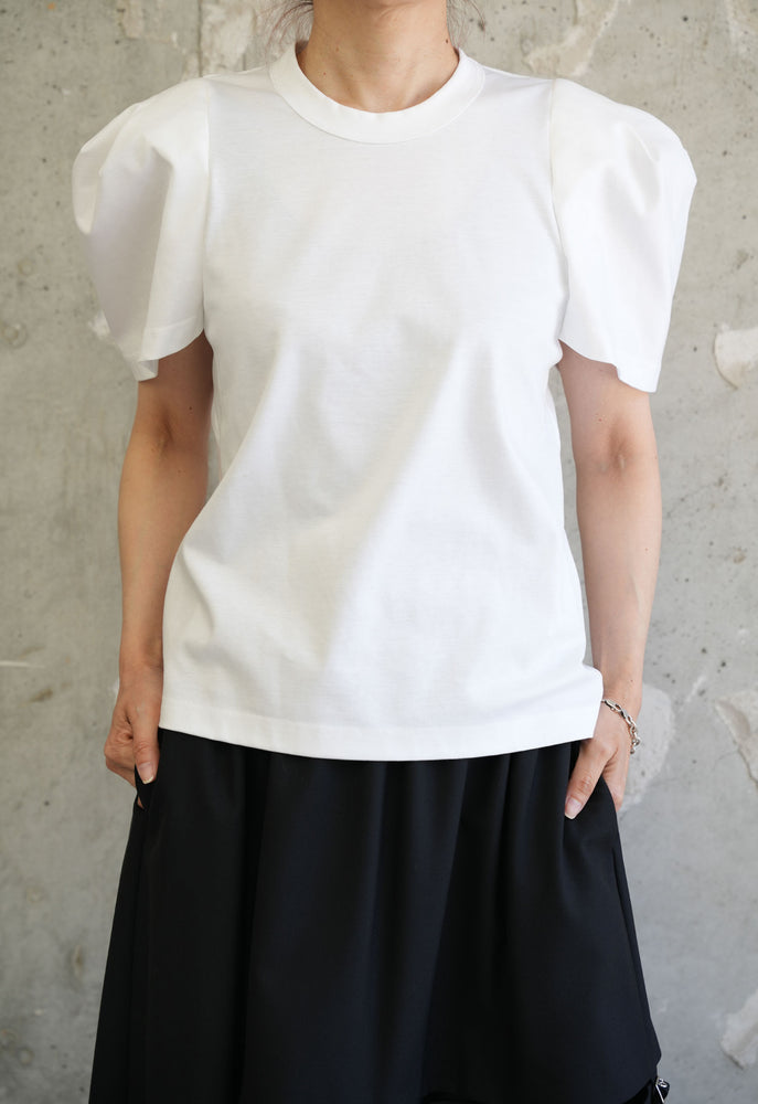 
                  
                    綿ポンチパフスリーブTOPS‐BLACK-
                  
                