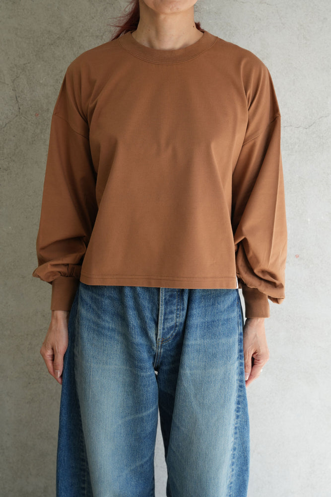 
                  
                    CROPPED LONG-SLV TEE/BIG FIT(6.5OZ)-BLACK-
                  
                