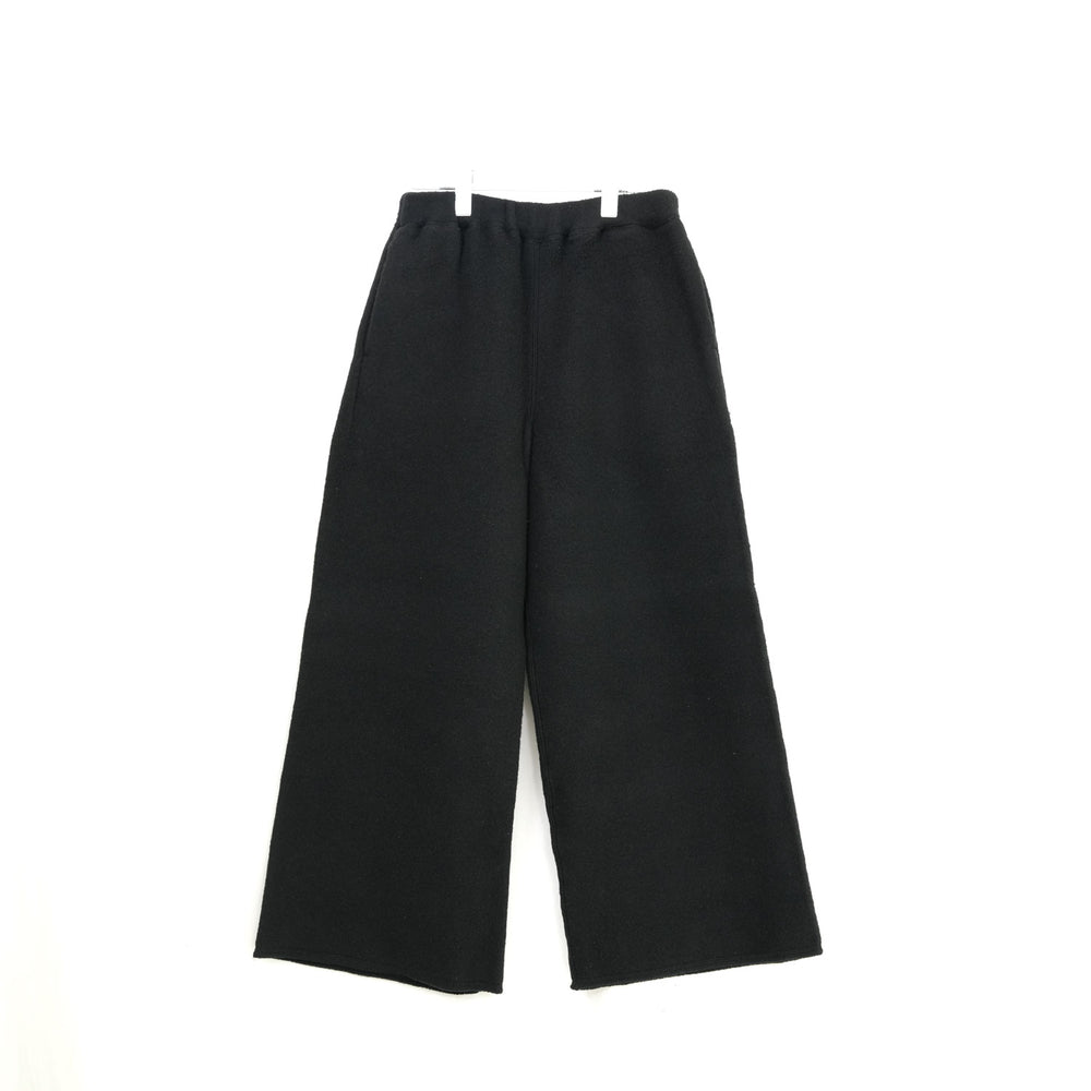 SWEAT BUGGY PANTS -BLACK-