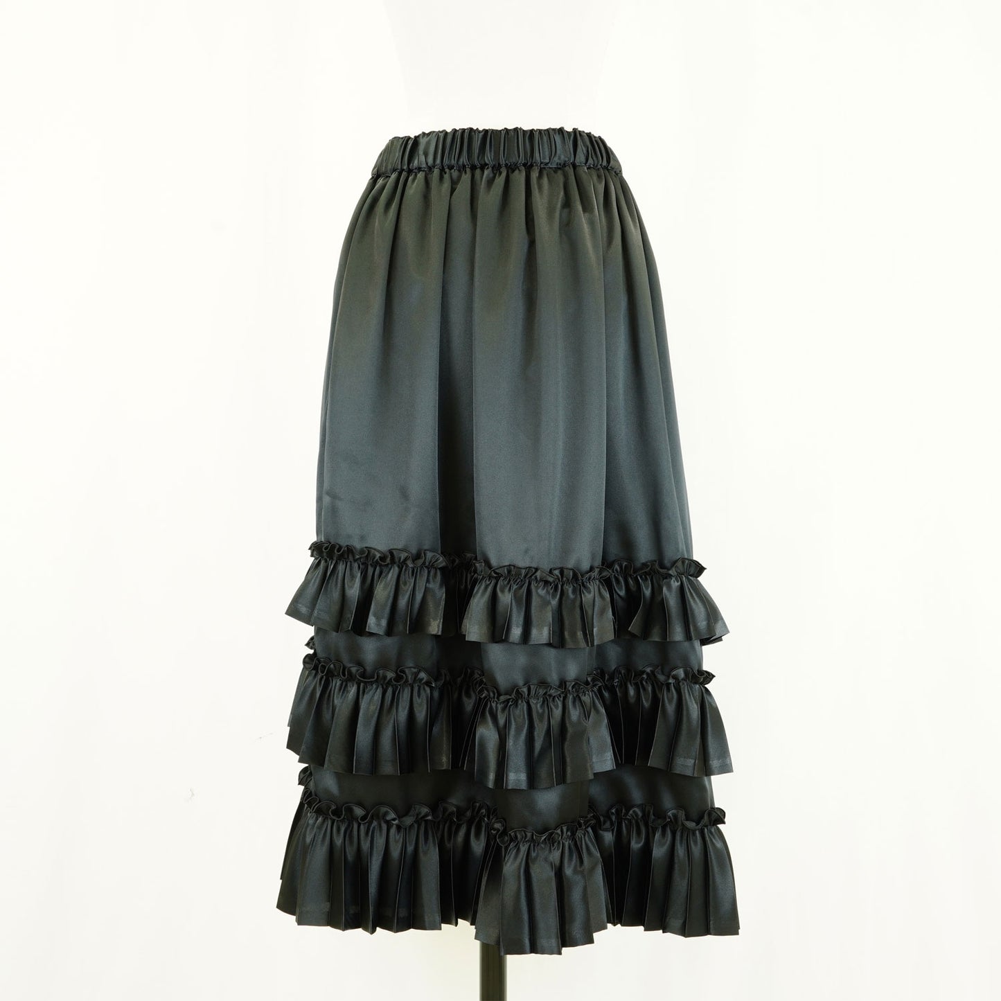 
                  
                    pleatsd ruffle skirt
                  
                