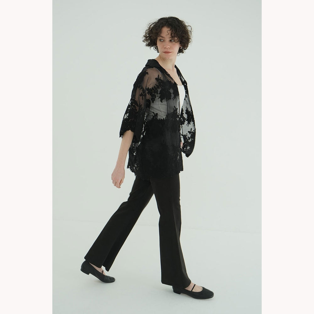 SHEER FLOWER LACE SHIRTS｜TOPS(トップス)｜CLANE OFFICIAL