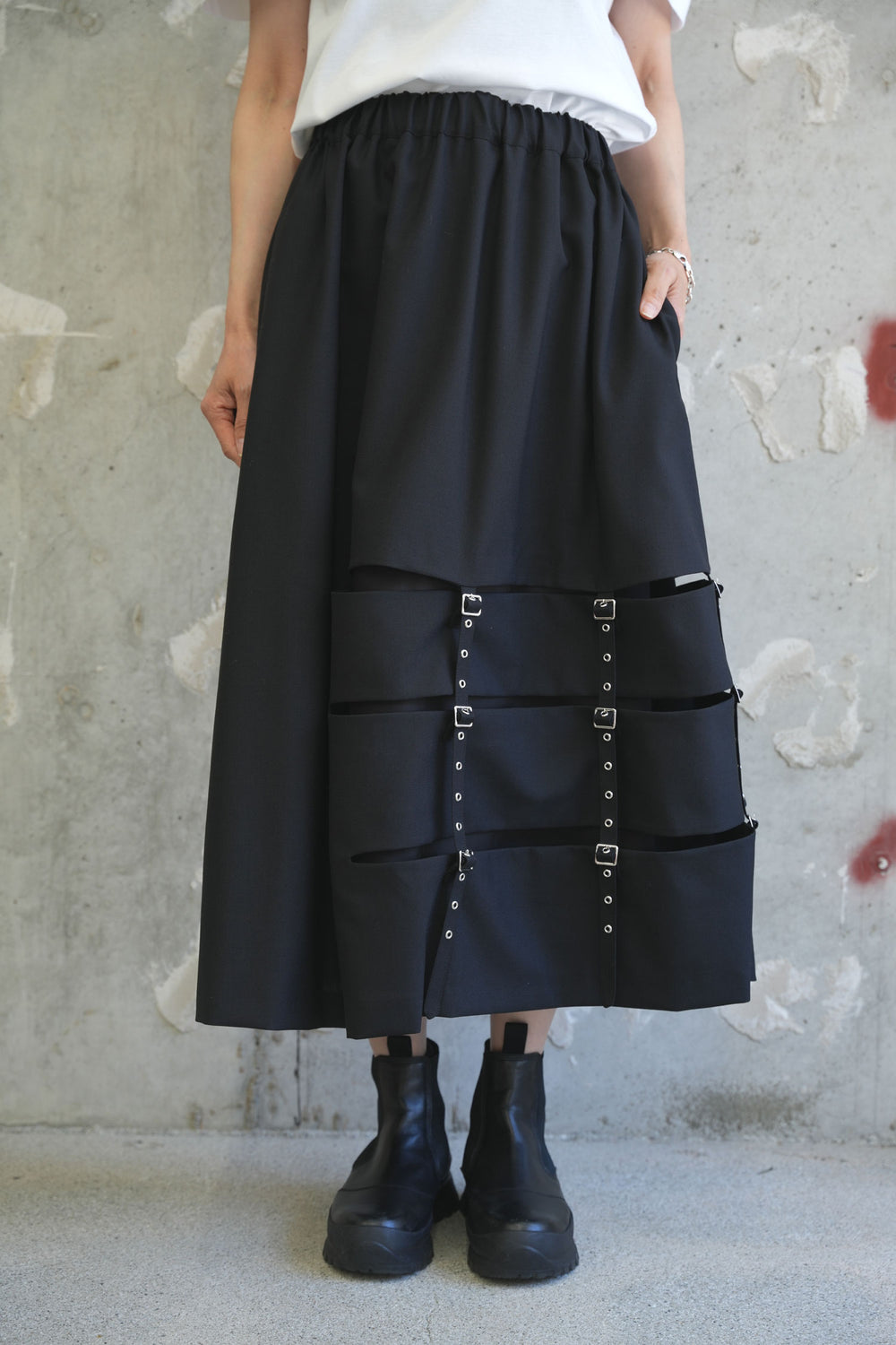 【最終値下げ】elu. Peony wool skirt ウールスカート ウールフロッキードットスカート｜JENNE(ジェンヌ)公式通販