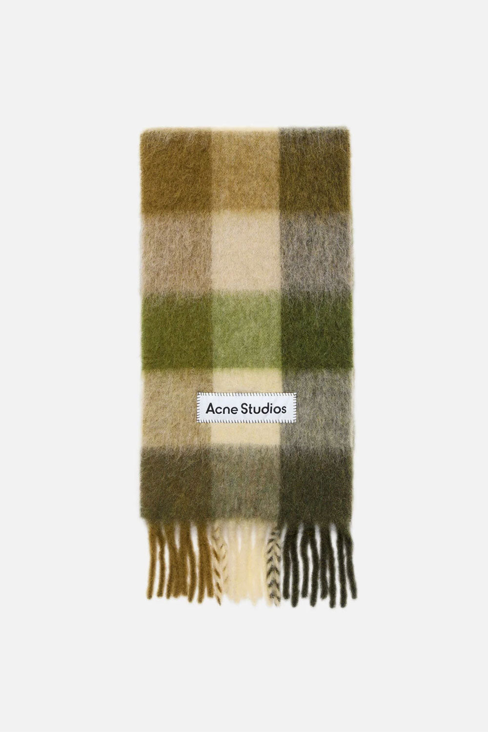 
                  
                    Mohair check scarf
                  
                