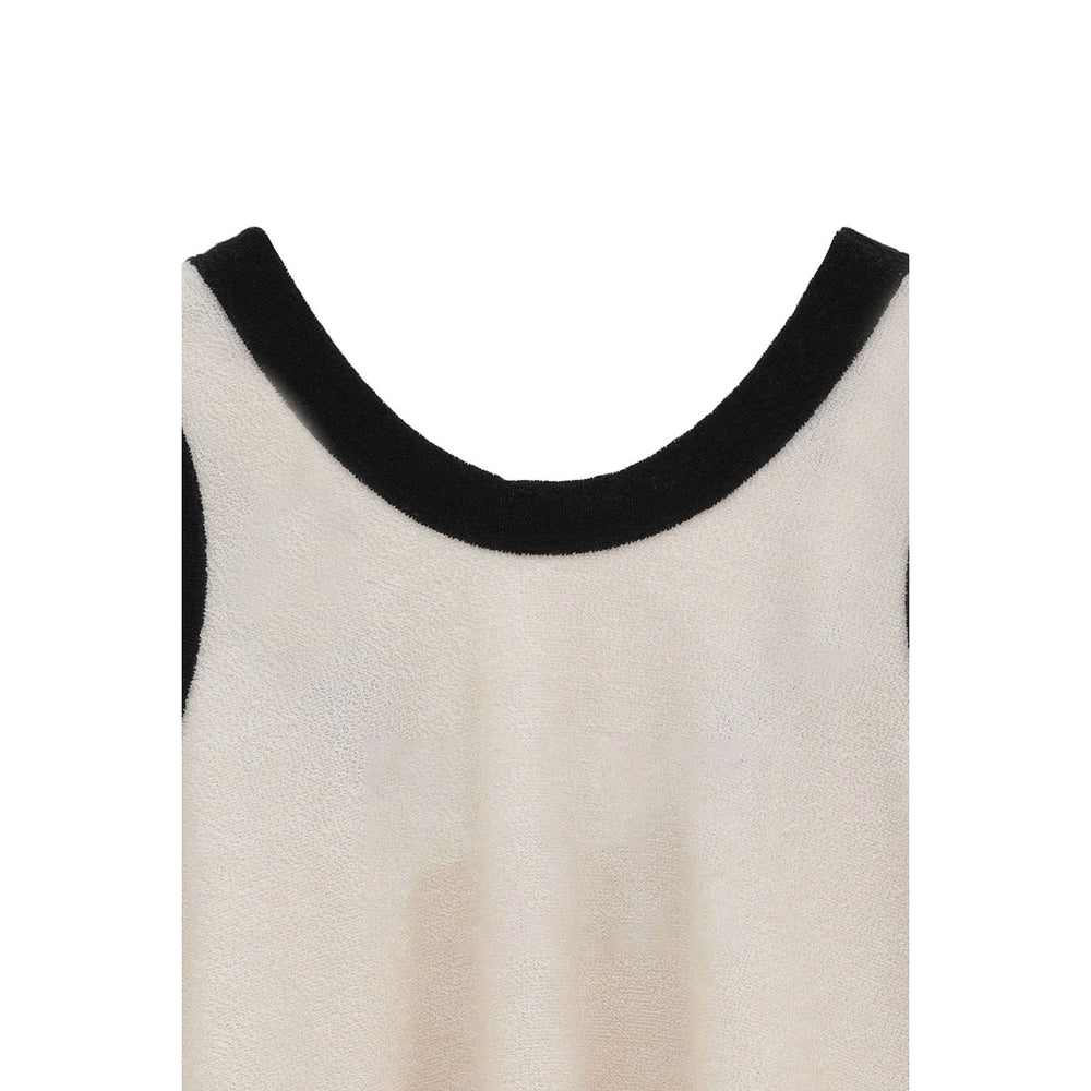 
                  
                    PILE FLARE TANK TOPS -IVORY-
                  
                