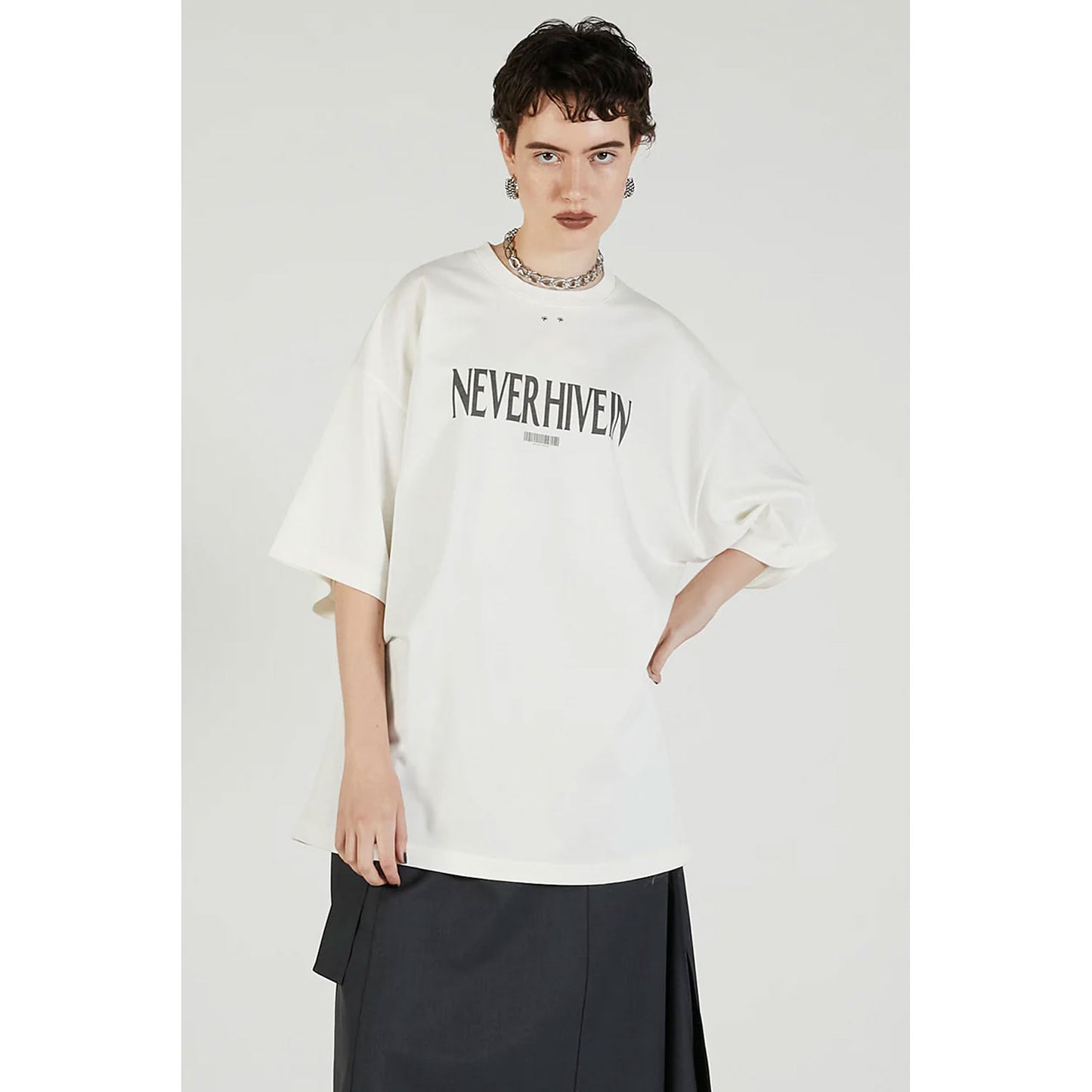 
                  
                    NEVER T-Shirt-C.GREY-
                  
                