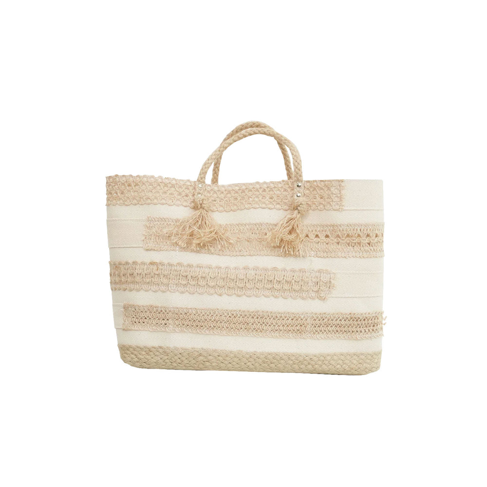 
                  
                    コットンテープ×ジュートテープトートBAG-BAIGE-
                  
                