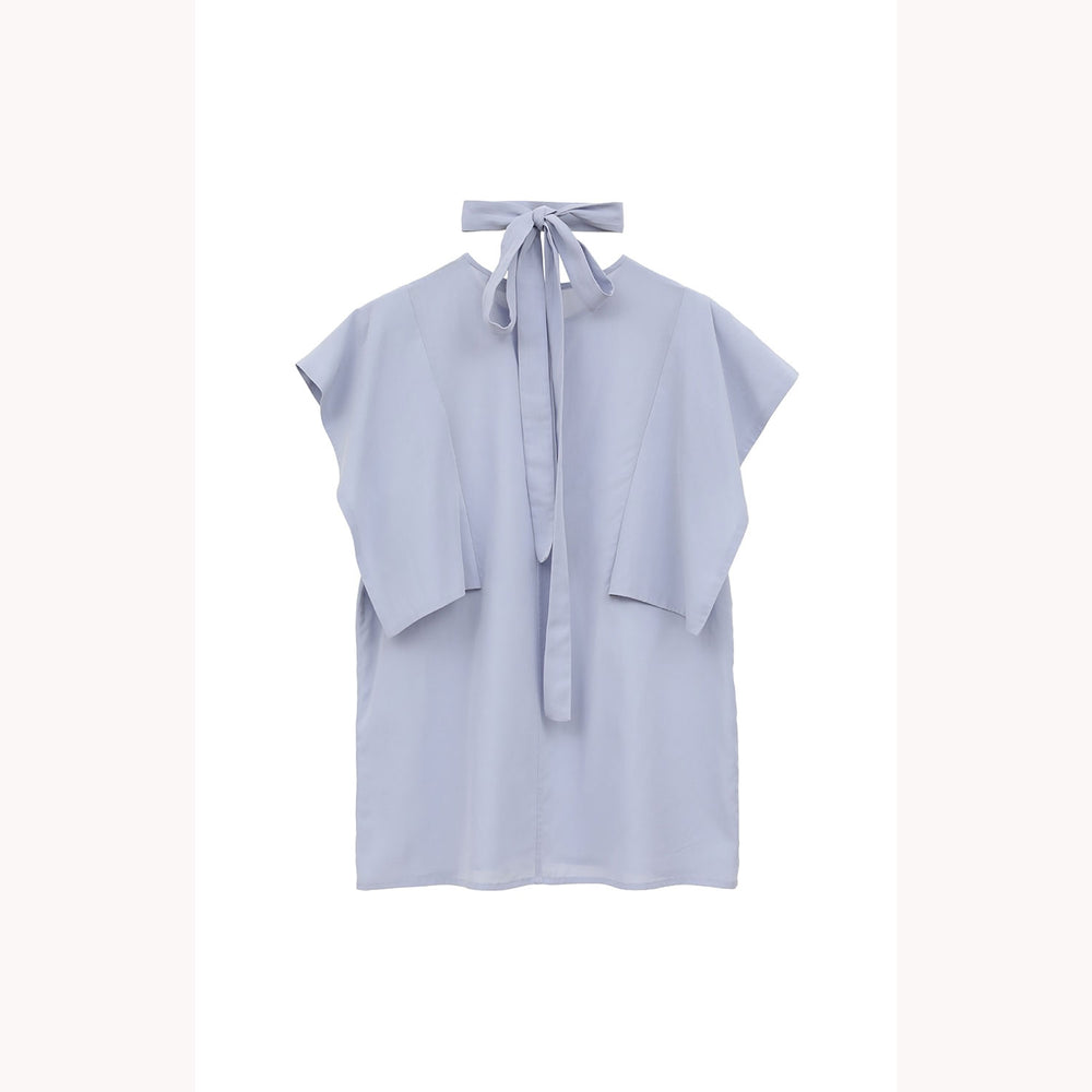 
                  
                    SQUARE SLEEVE BLOUSE -BLUE-
                  
                