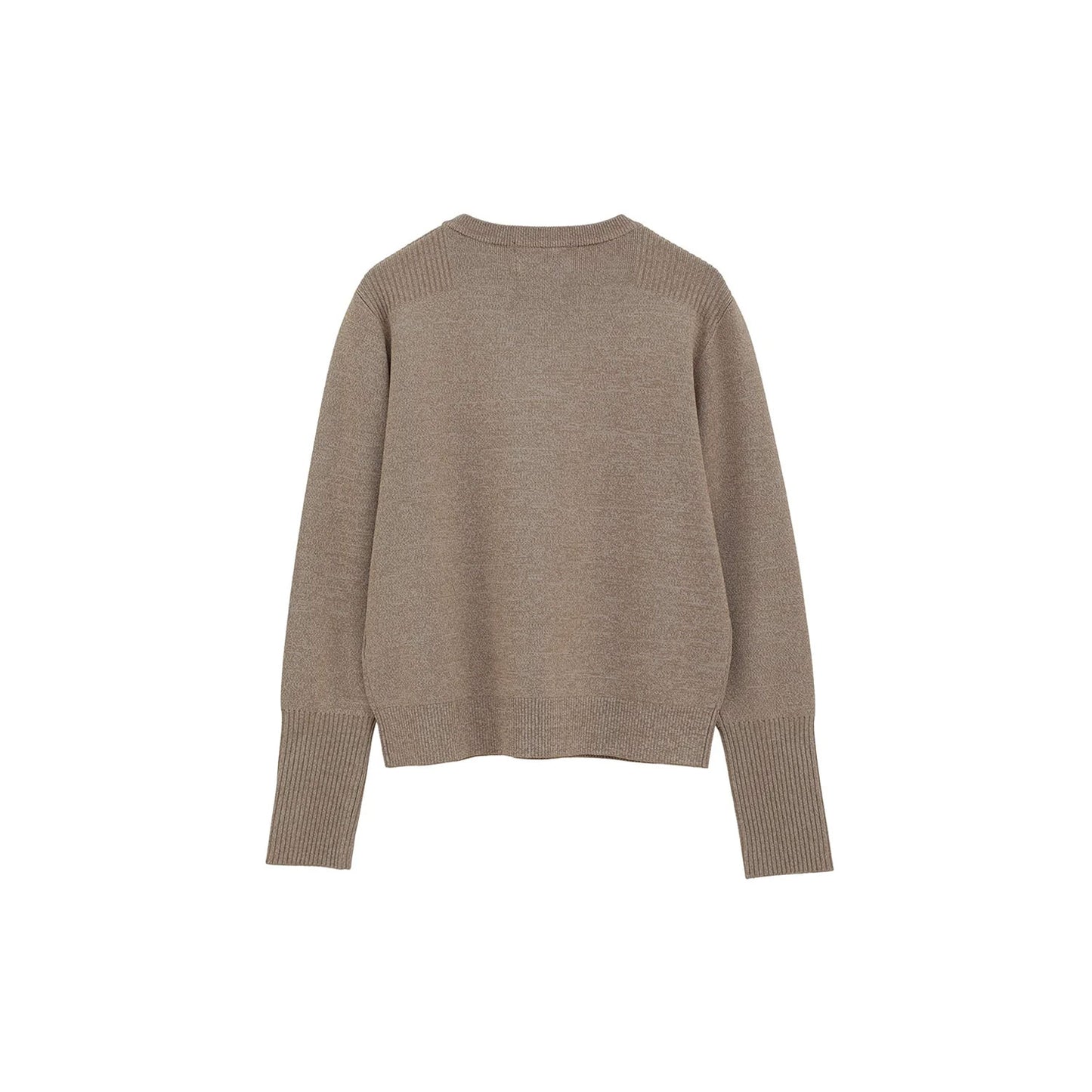 
                  
                    BASIC COMPACT KNIT TOPS -BEIGE-
                  
                