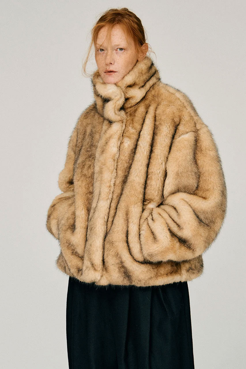 
                  
                    Faux Fur Bomber Jacket
                  
                
