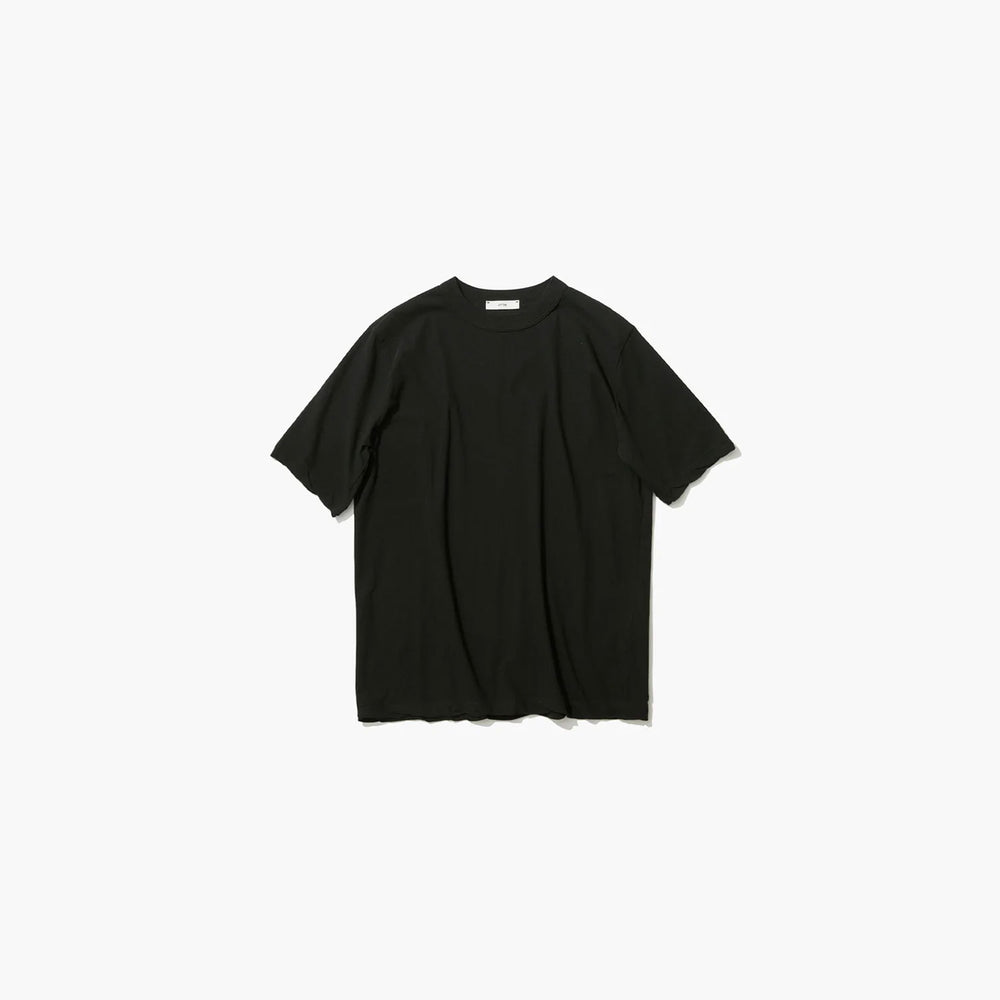 FRESCA SINGLE JERSEY | SATNDARD T-SHIRT -BLACK-
