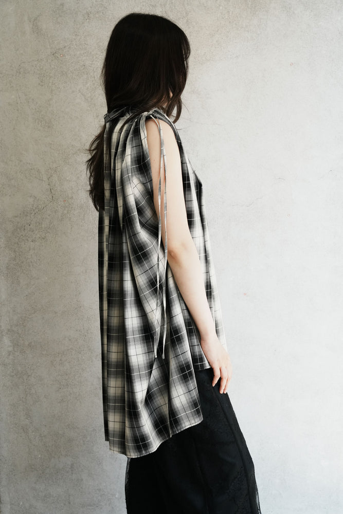 
                  
                    Scarf Neck Blouse-MLTI-
                  
                