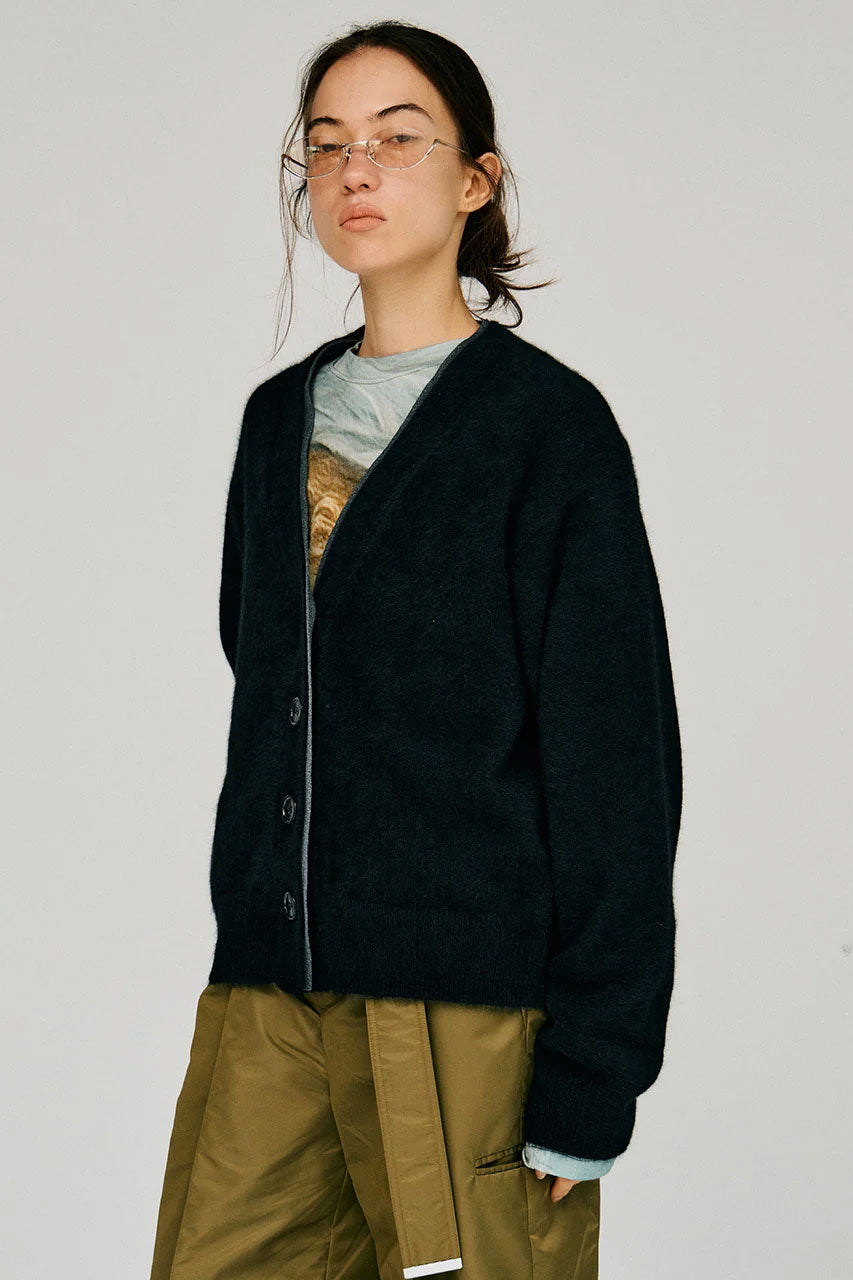 
                  
                    Fox Blend Double Neck Cardigan
                  
                