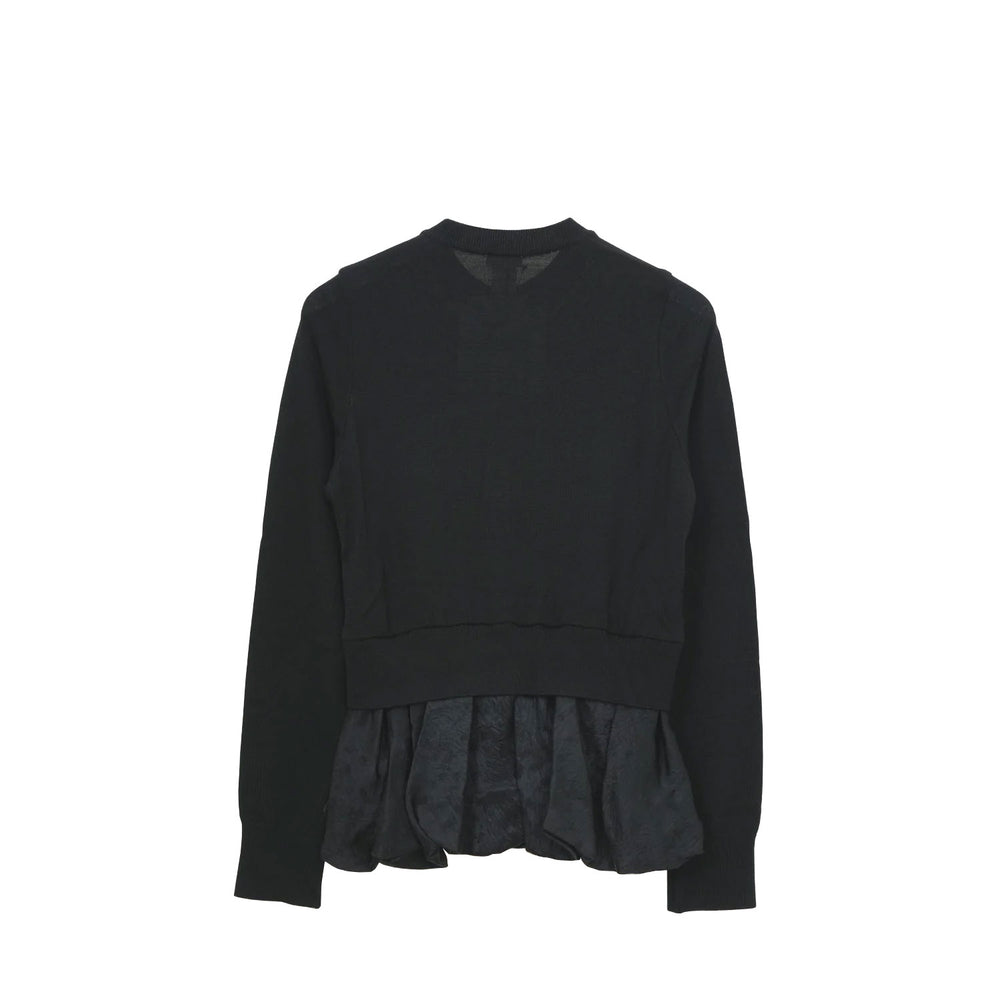 
                  
                    サテンペプラムニットカーデ -BLACK-
                  
                