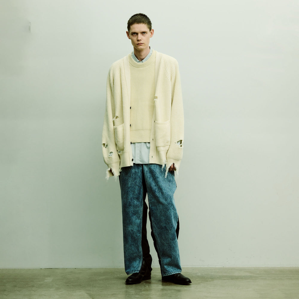 NYLON COMBINATION CHEMICAL BLEACHED DENIM – OBLIGE