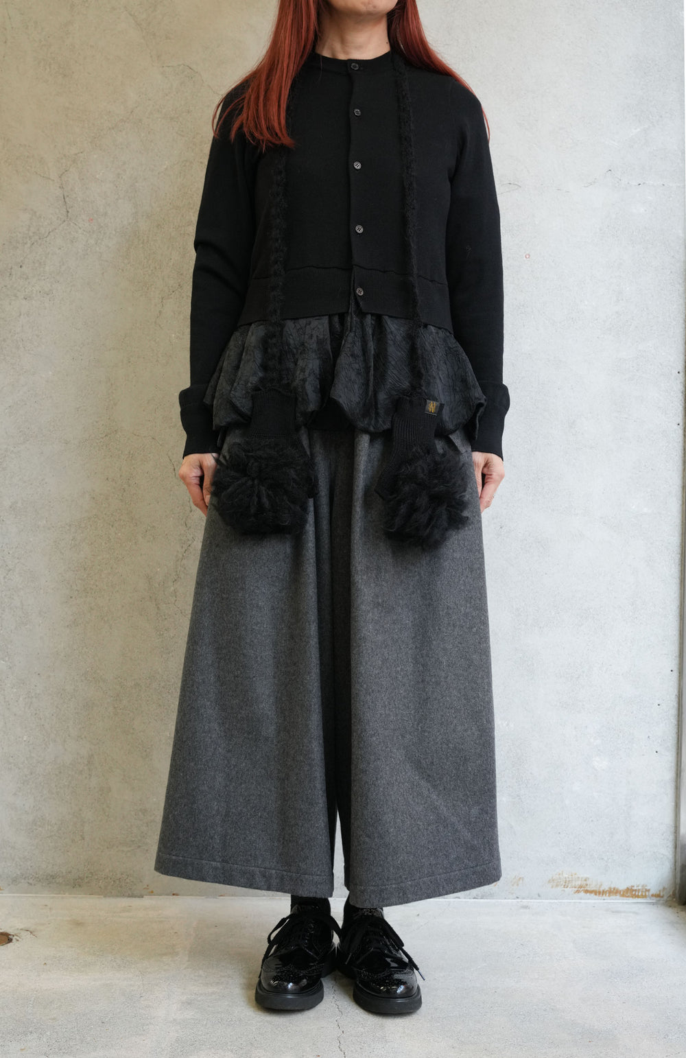 BATONER バトナー ニットグローブ チャコールグレー BATONER ニットグローブ-OFF WHITE- – OBLIGE
