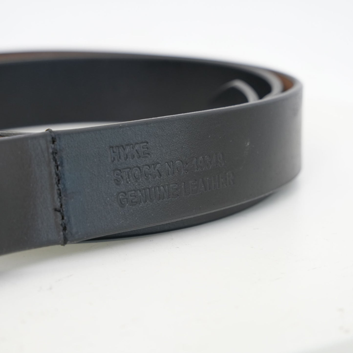 
                  
                    LEATHER RING BELT -BROWN-
                  
                