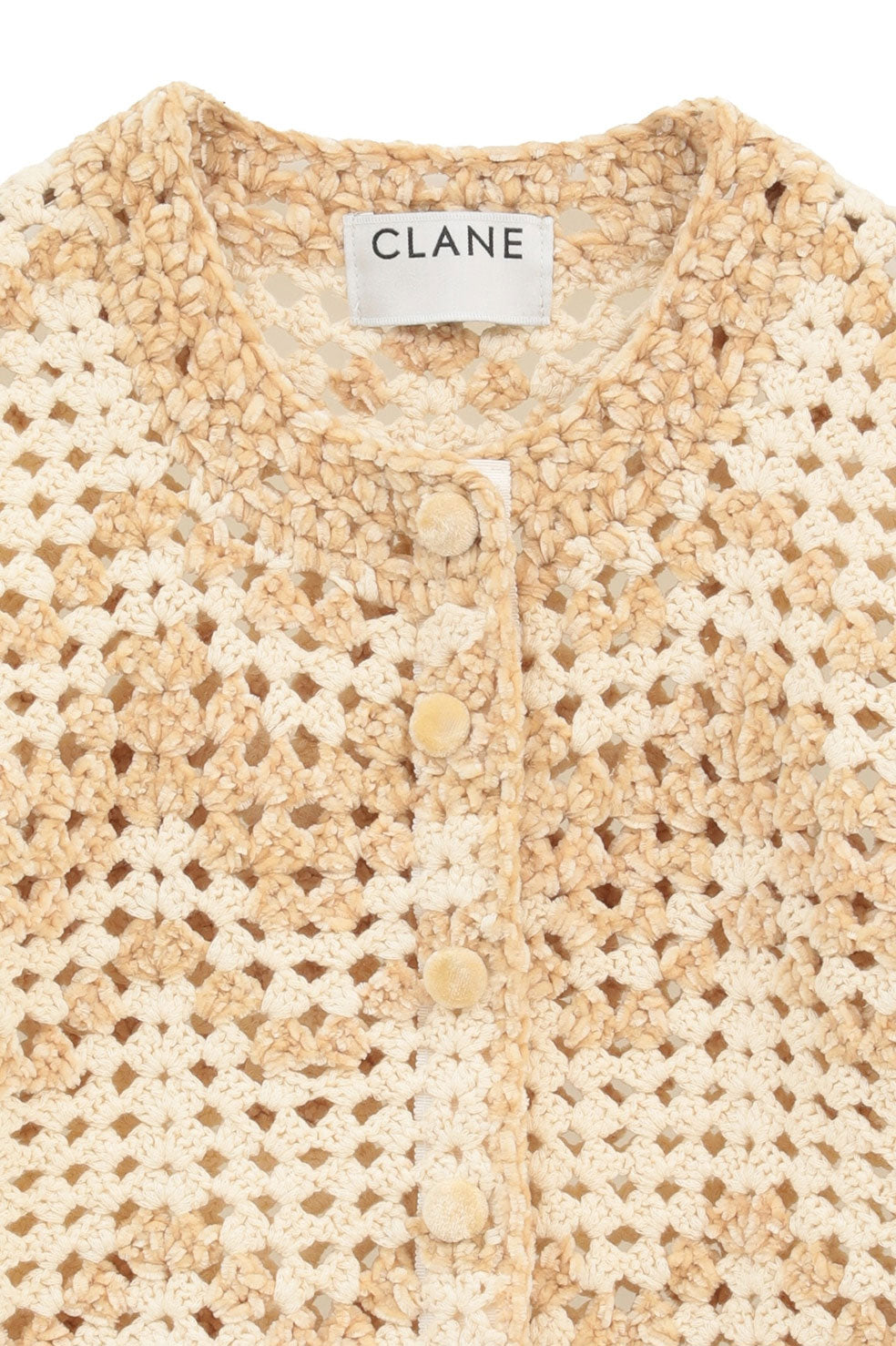 
                  
                    MALL BORDER HAND CROCHET KNIT CARDIGAN
                  
                
