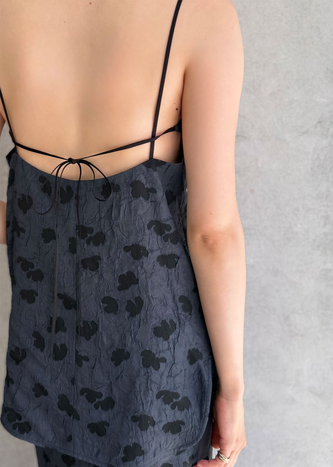 
                  
                    Double Layered Floral Jacquard Camisole
                  
                