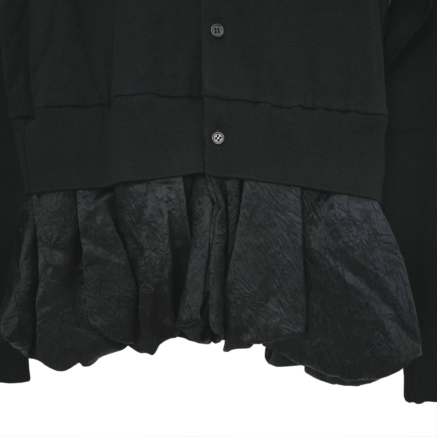 
                  
                    サテンペプラムニットカーデ -BLACK-
                  
                