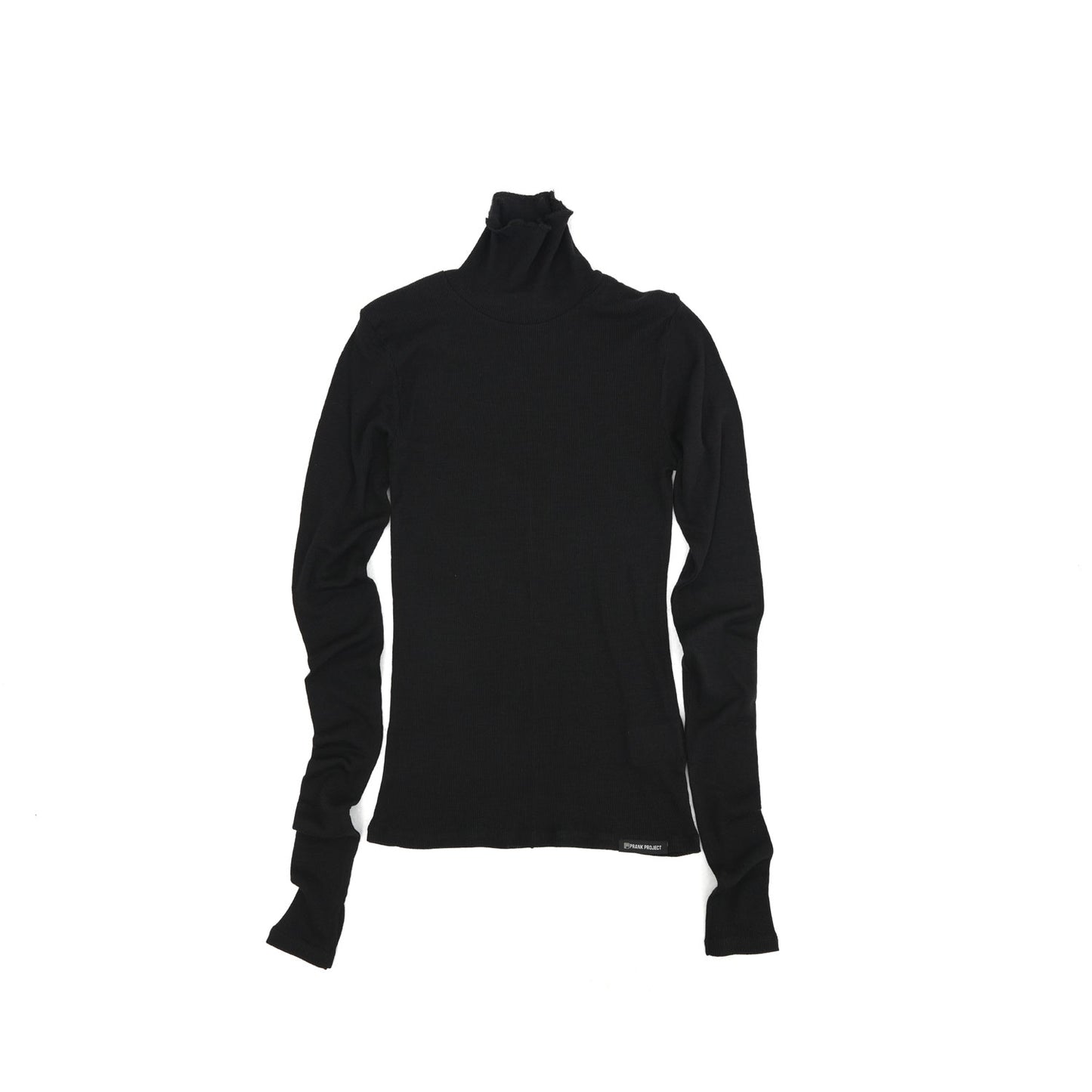 
                  
                    Pure Merino Wool Turtleneck Top -GRAY-
                  
                