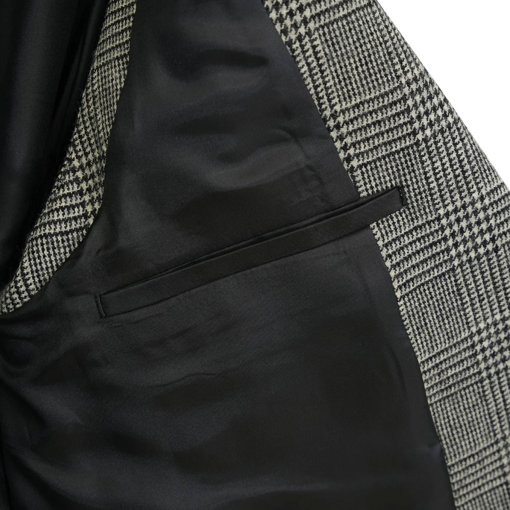 
                  
                    ウールツィード格子柄ジャケット -BLACK×WHITE-
                  
                