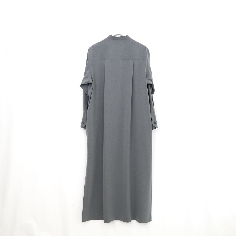 
                  
                    MAXI SHIRT DRESS-GREEN-
                  
                