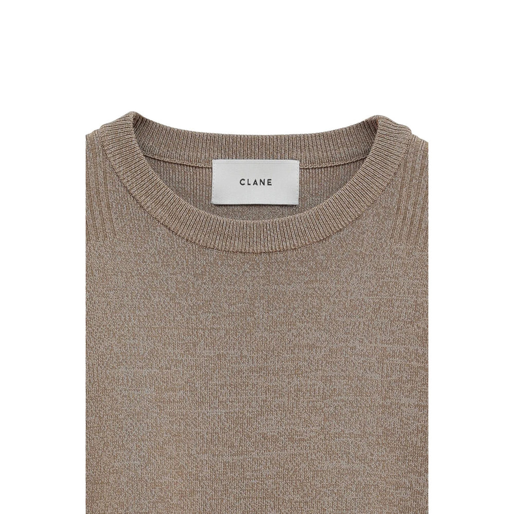 
                  
                    BASIC COMPACT KNIT TOPS -BEIGE-
                  
                