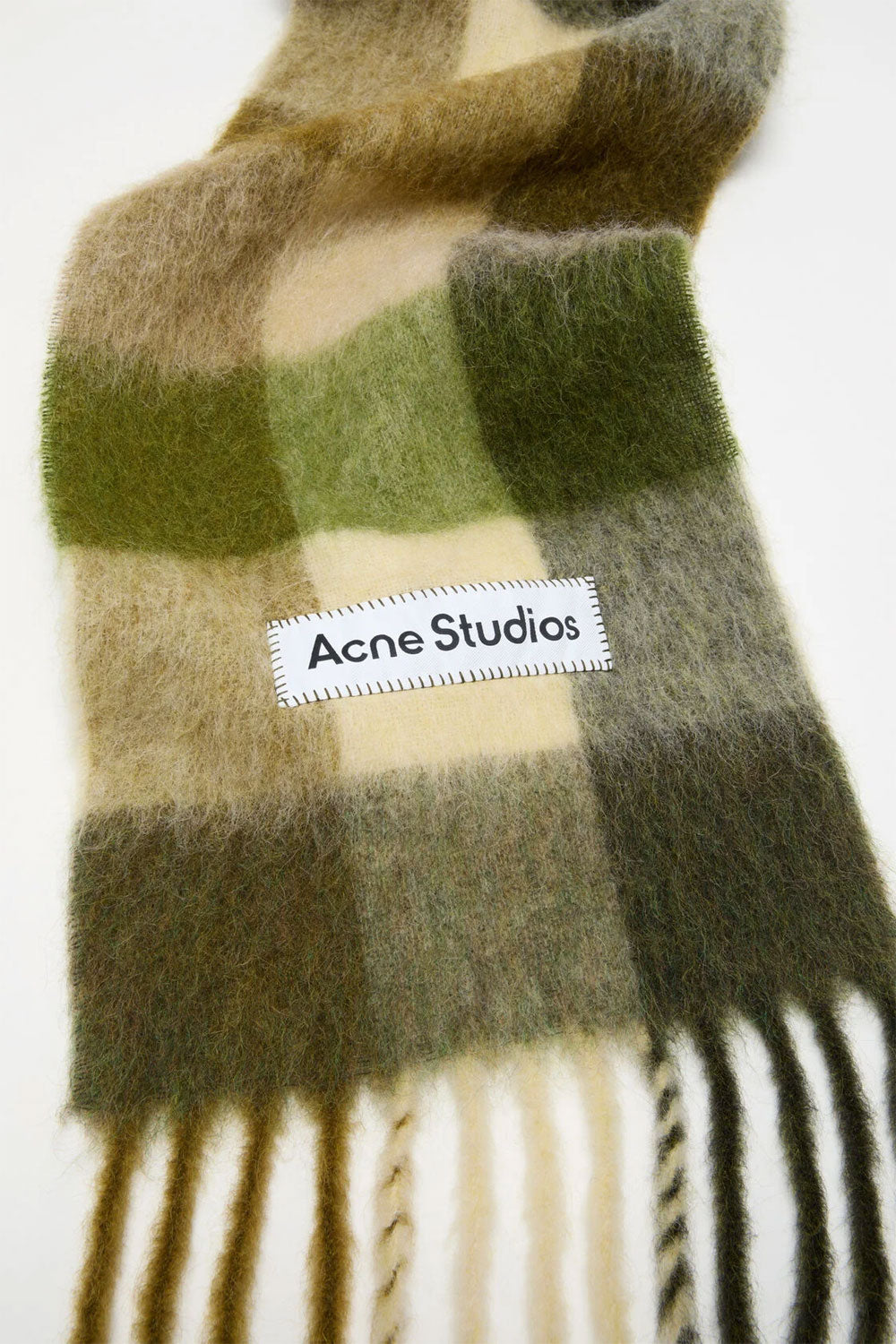 
                  
                    Mohair check scarf
                  
                
