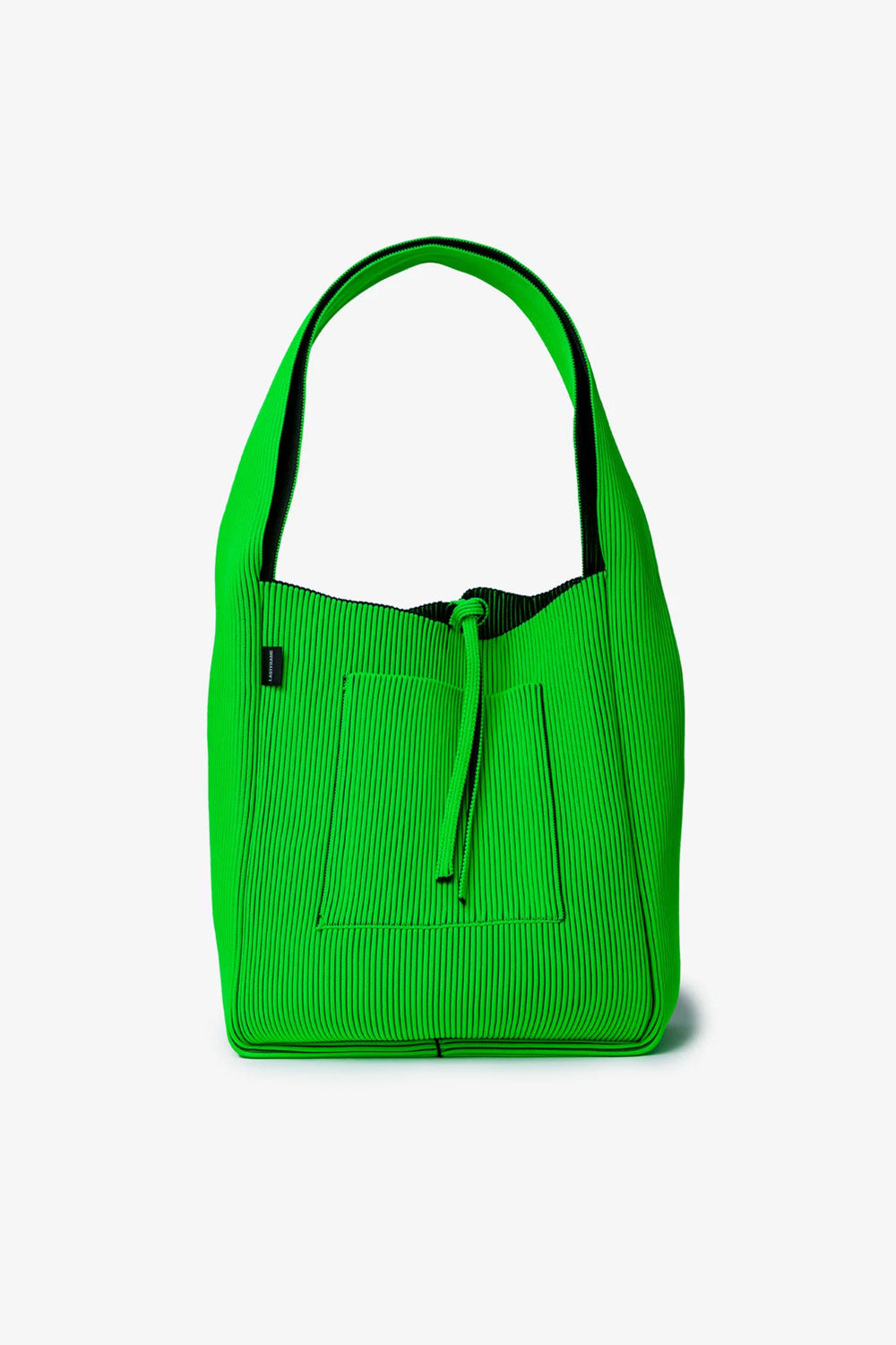 
                  
                    KASANE REVERSIBLE TASUKI TOTE LARGE -BLACK×NEON GREEN-
                  
                