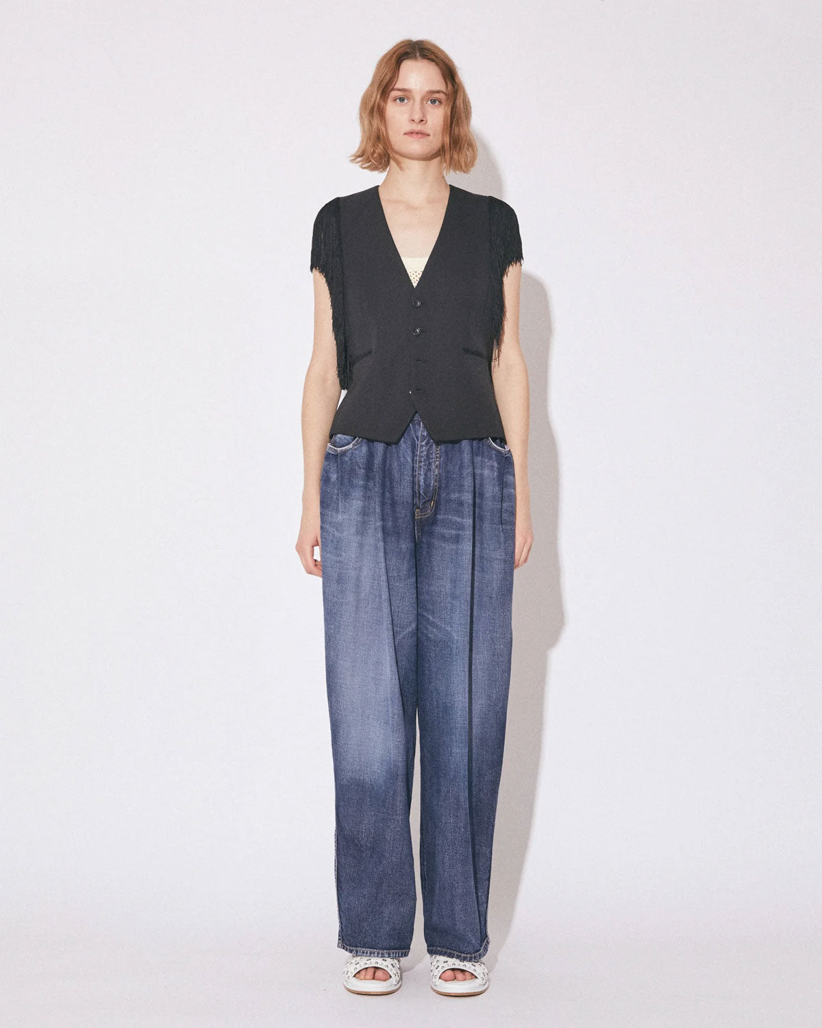 
                  
                    left hand twilldenim wide pants vintage
                  
                