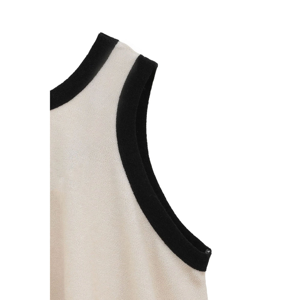 
                  
                    PILE FLARE TANK TOPS -IVORY-
                  
                