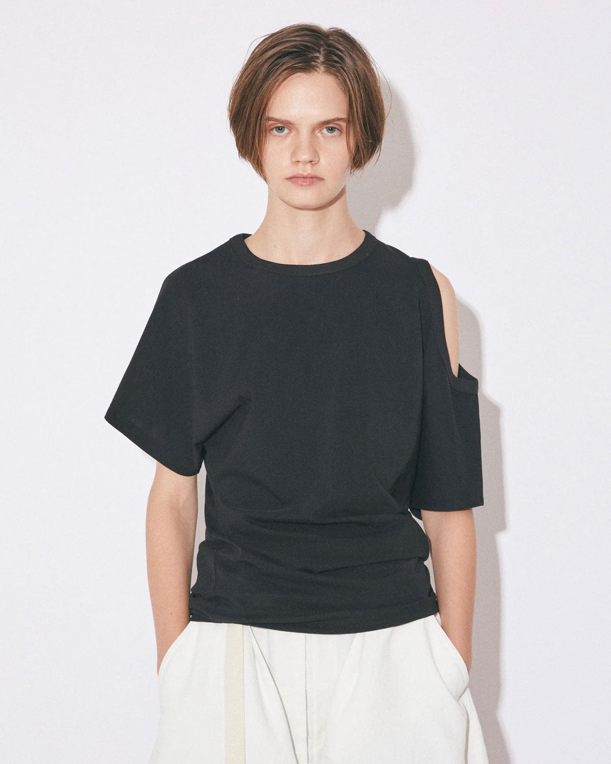 
                  
                    double-neck 40/1 ELS jersey top
                  
                