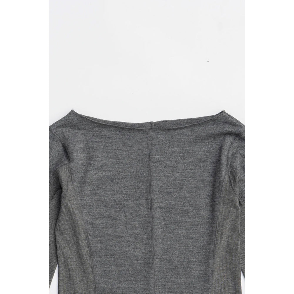 
                  
                    Wool Slouchy Sleeve Top -GREY-
                  
                
