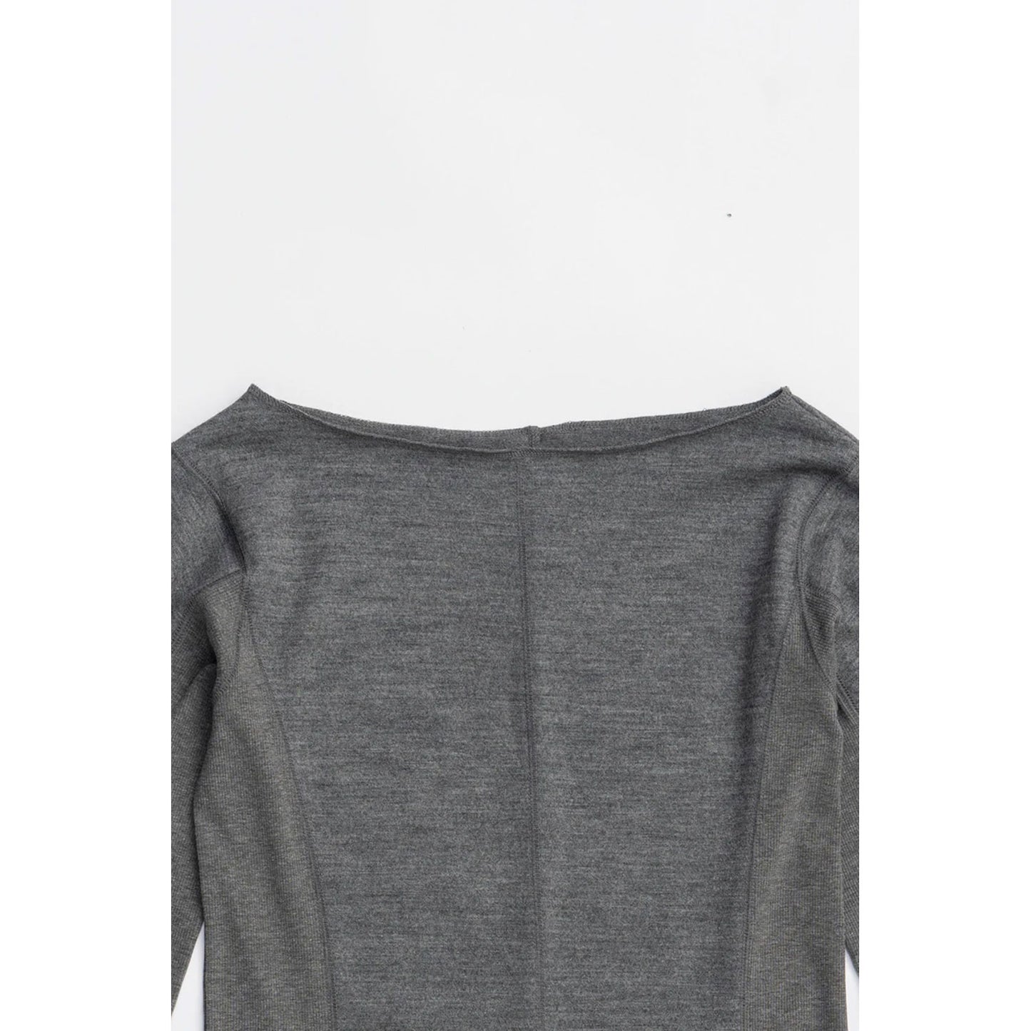 
                  
                    Wool Slouchy Sleeve Top -GREY-
                  
                