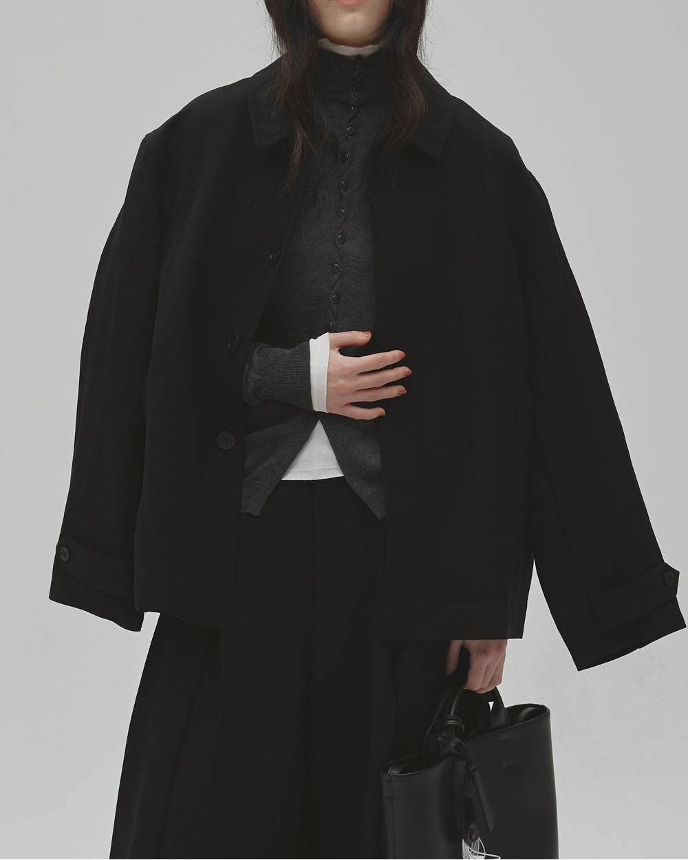 
                  
                    Turtleneck Button Knit
                  
                