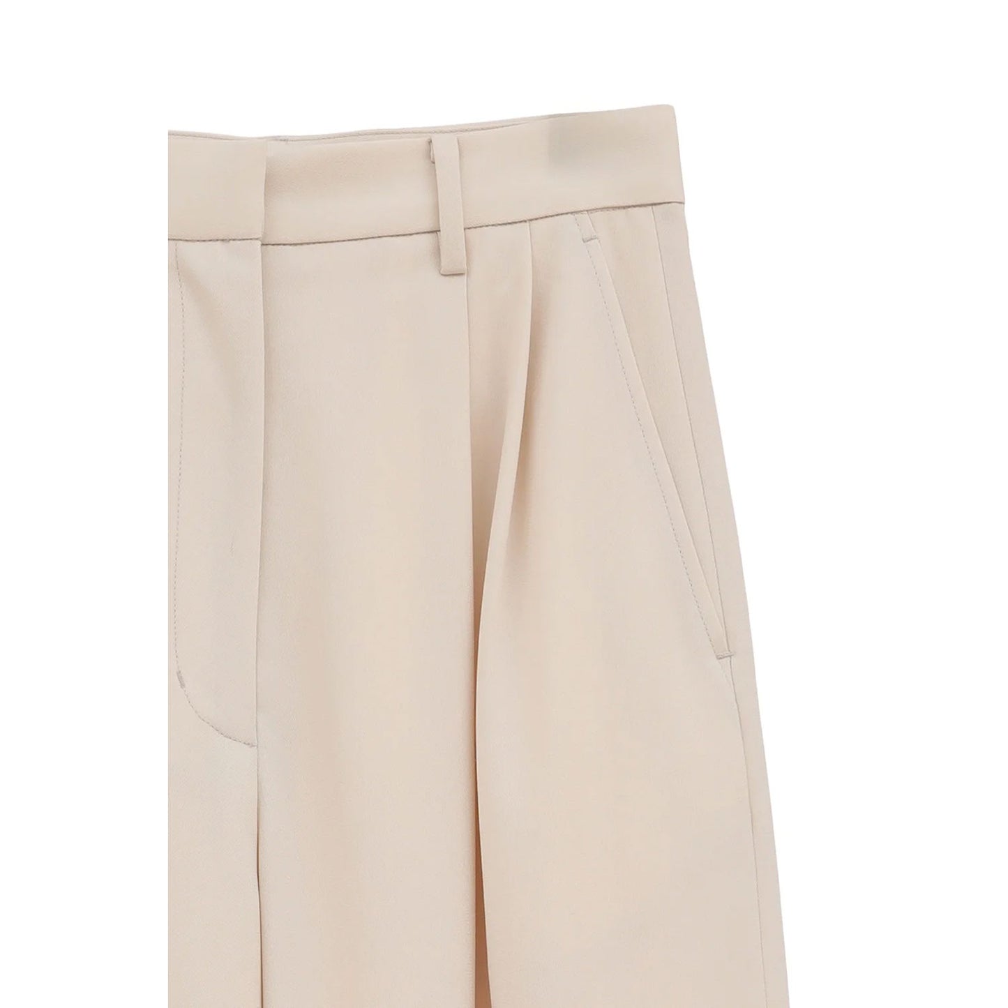 
                  
                    BASIC TUCK PANTS -IVORY-
                  
                