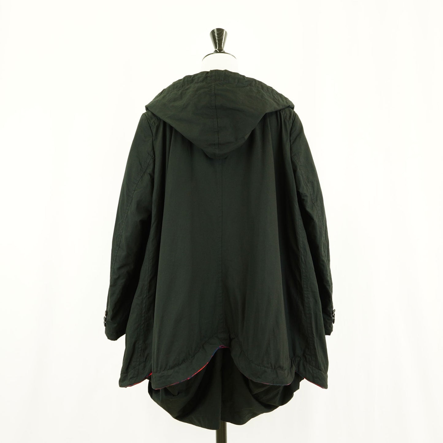 
                  
                    A-line oversized hooded jacket
                  
                
