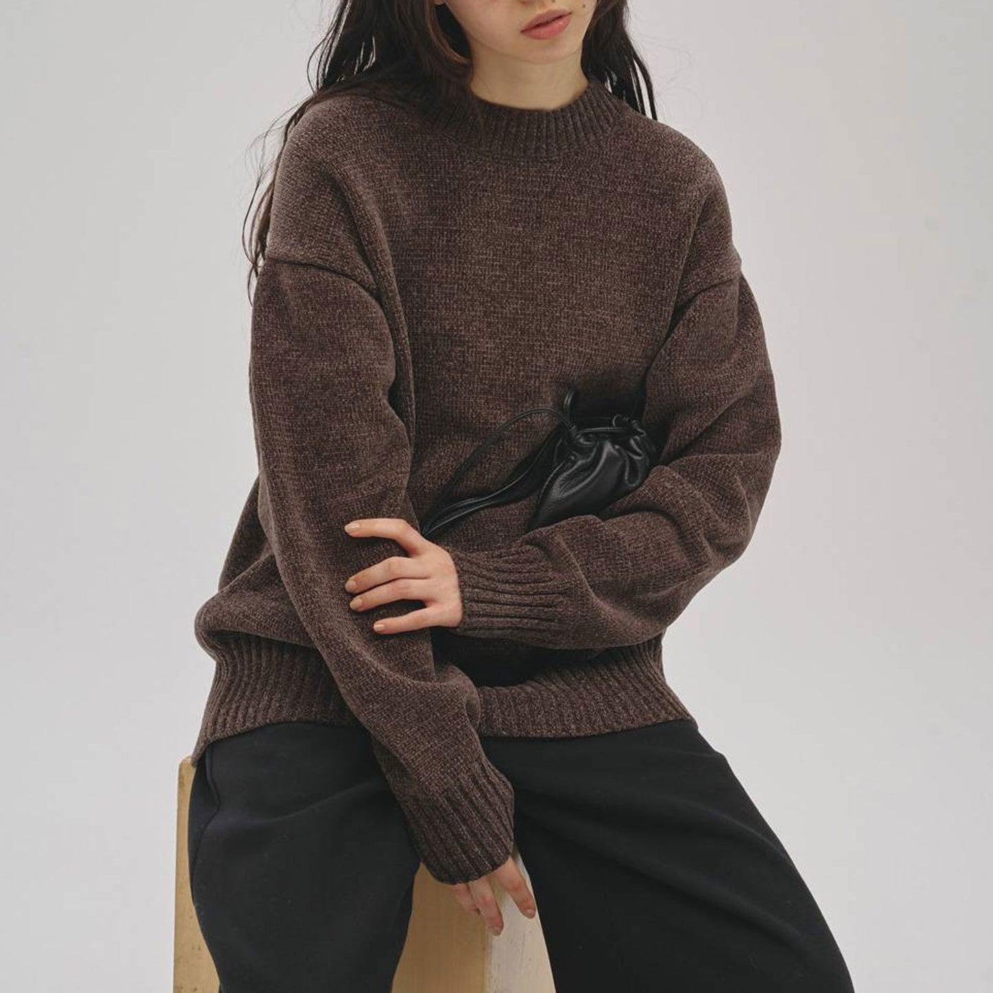 
                  
                    Mallyarn Boyfriend Knit -BLACK-
                  
                