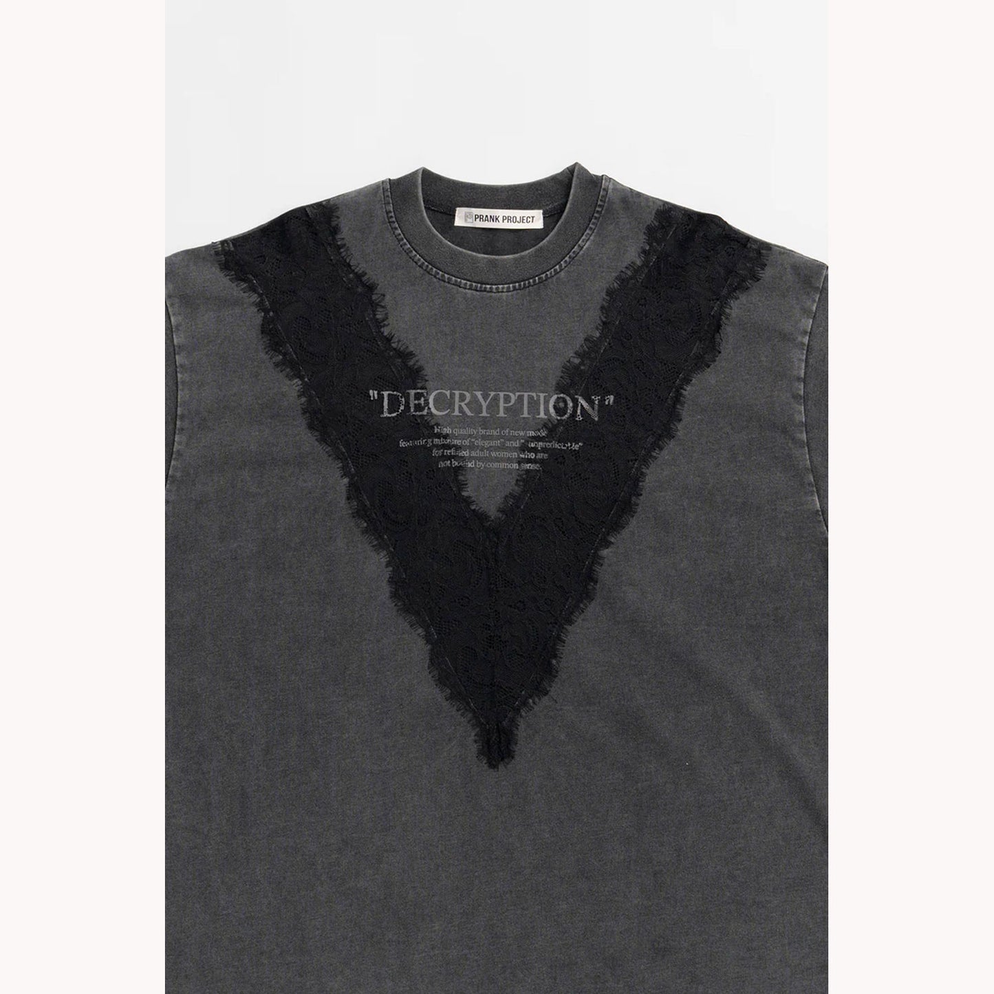 
                  
                    V-Cut Lace Logo Top
                  
                
