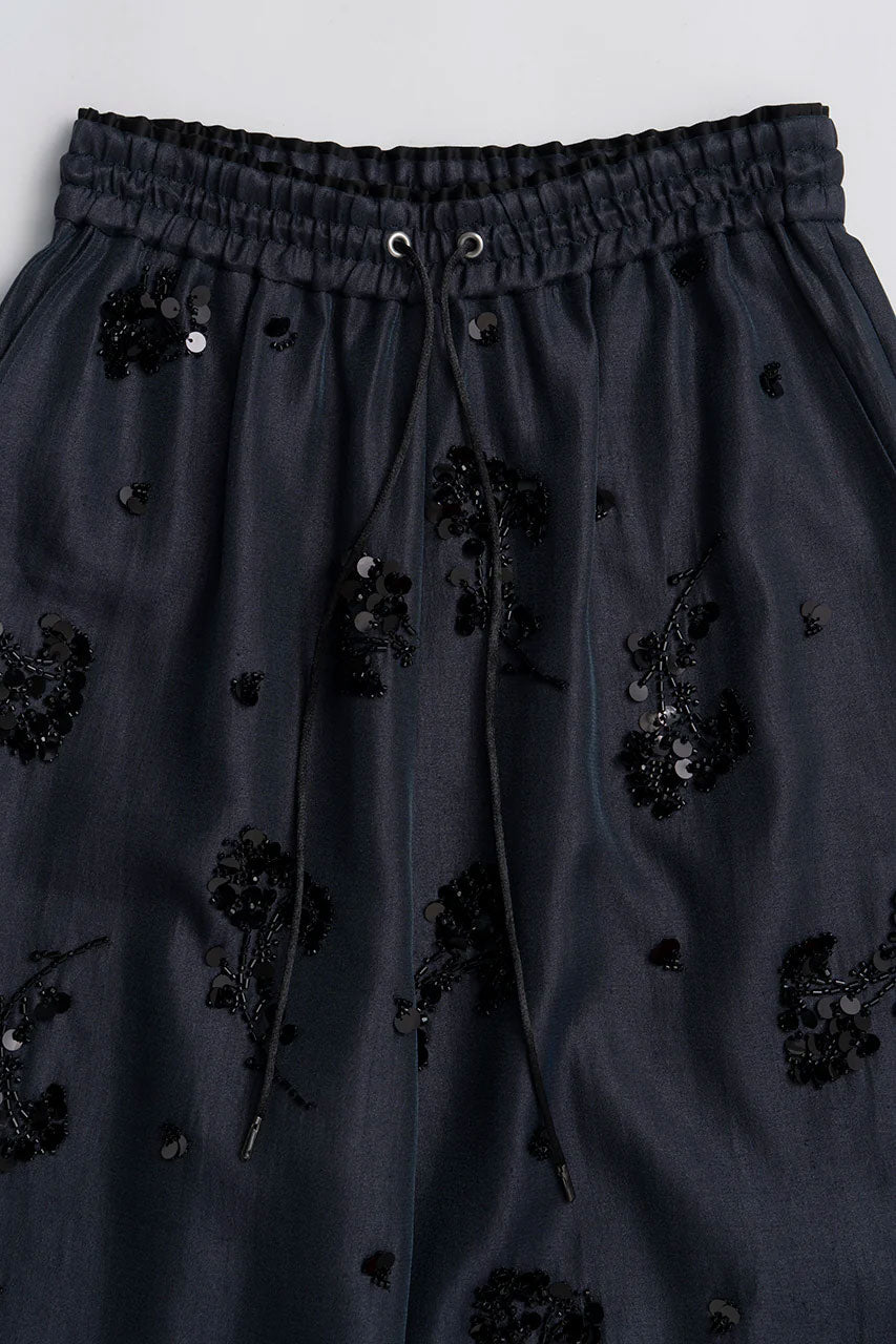 
                  
                    Embroidered Easy Pants -NAVY-
                  
                
